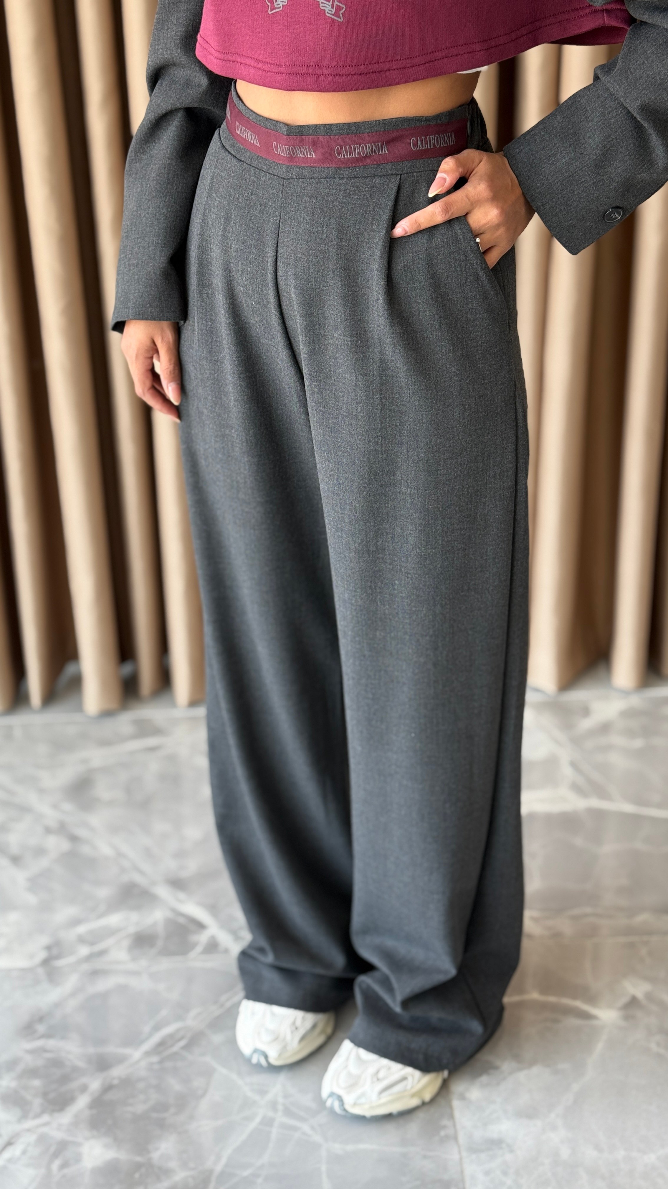 Baskılı Sweat Pantolon Takım