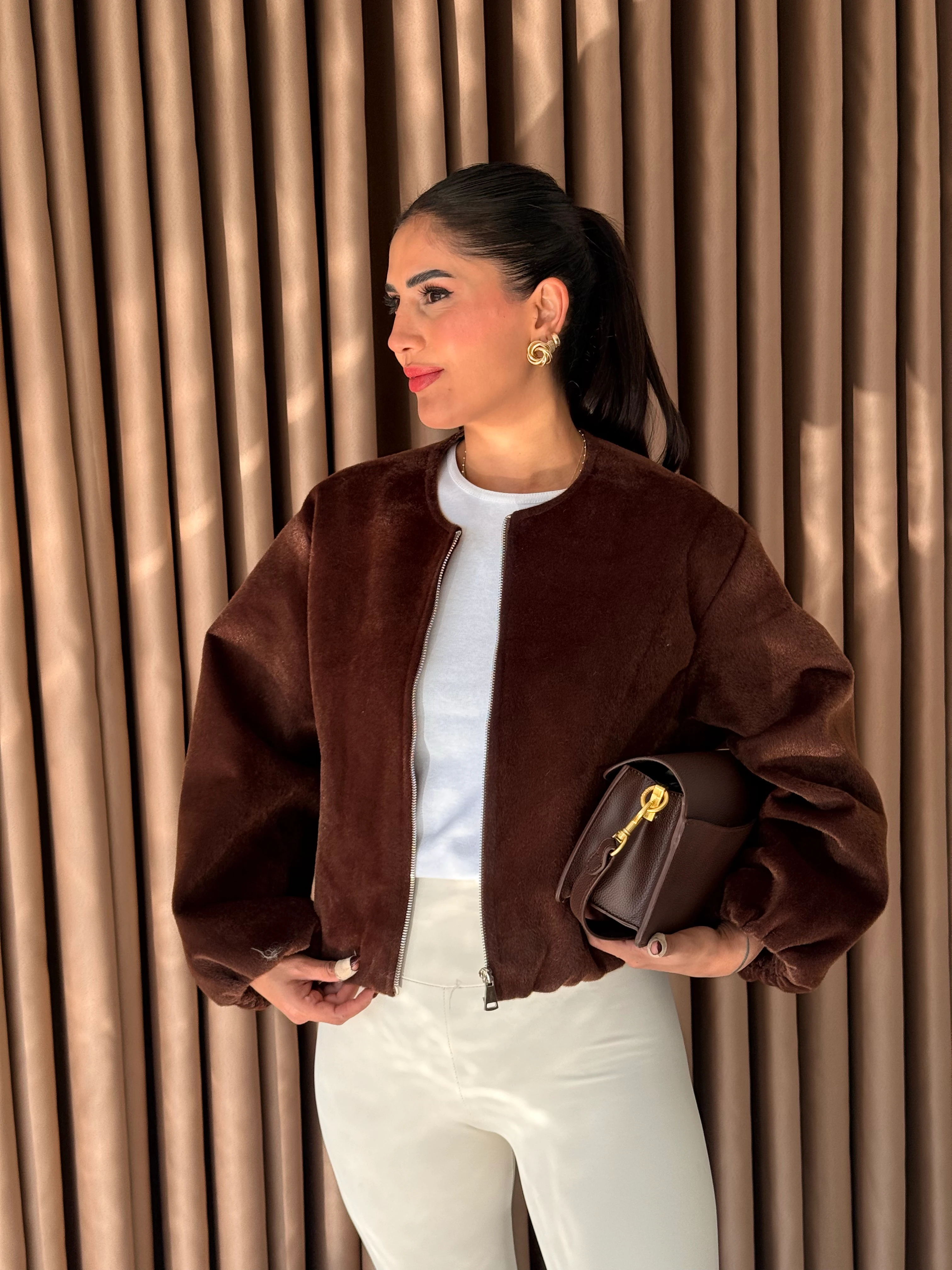 Kırçıllı Bomber Ceket