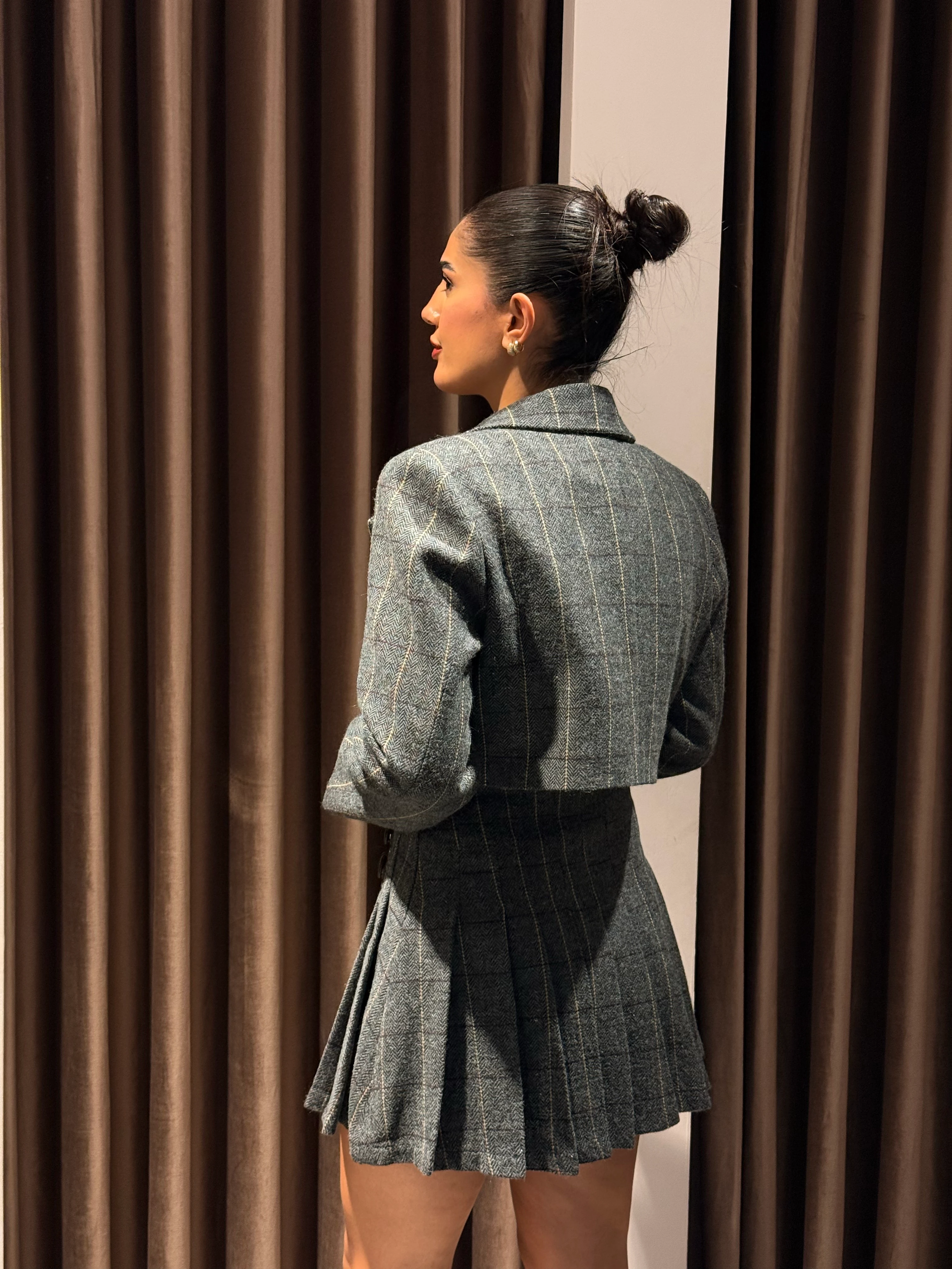 Antrasit Kemerli Etekli Takım