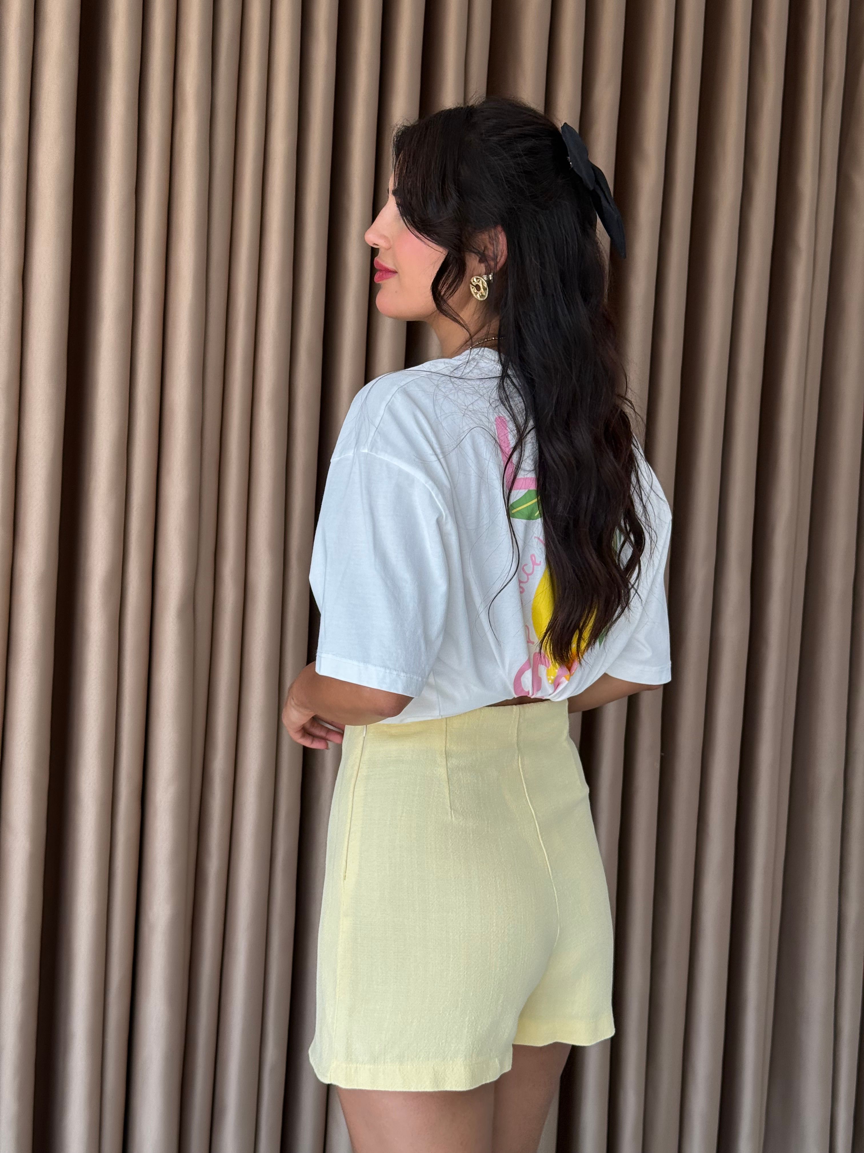 Limon Baskılı Tshört