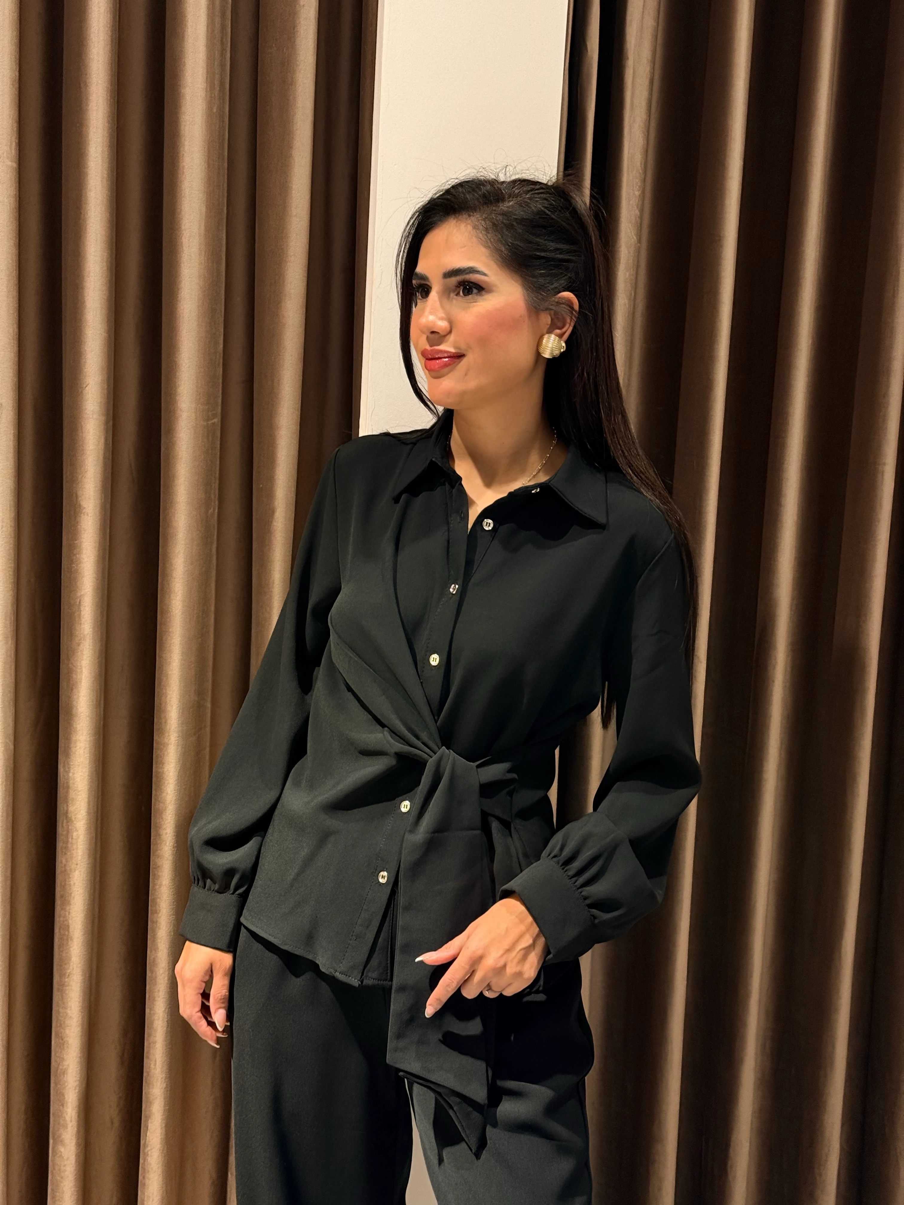 Düğümlü Ceket Pantolon Takım