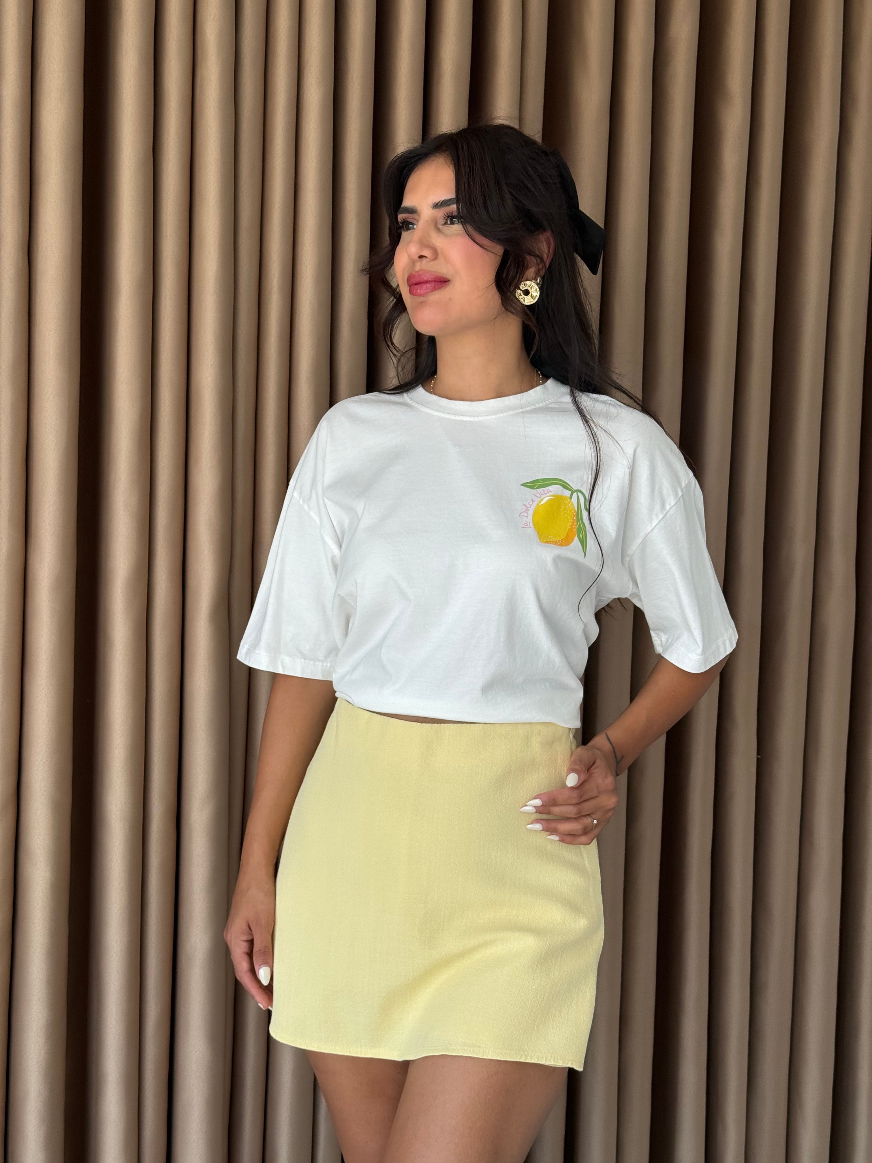 Limon Baskılı Tshört