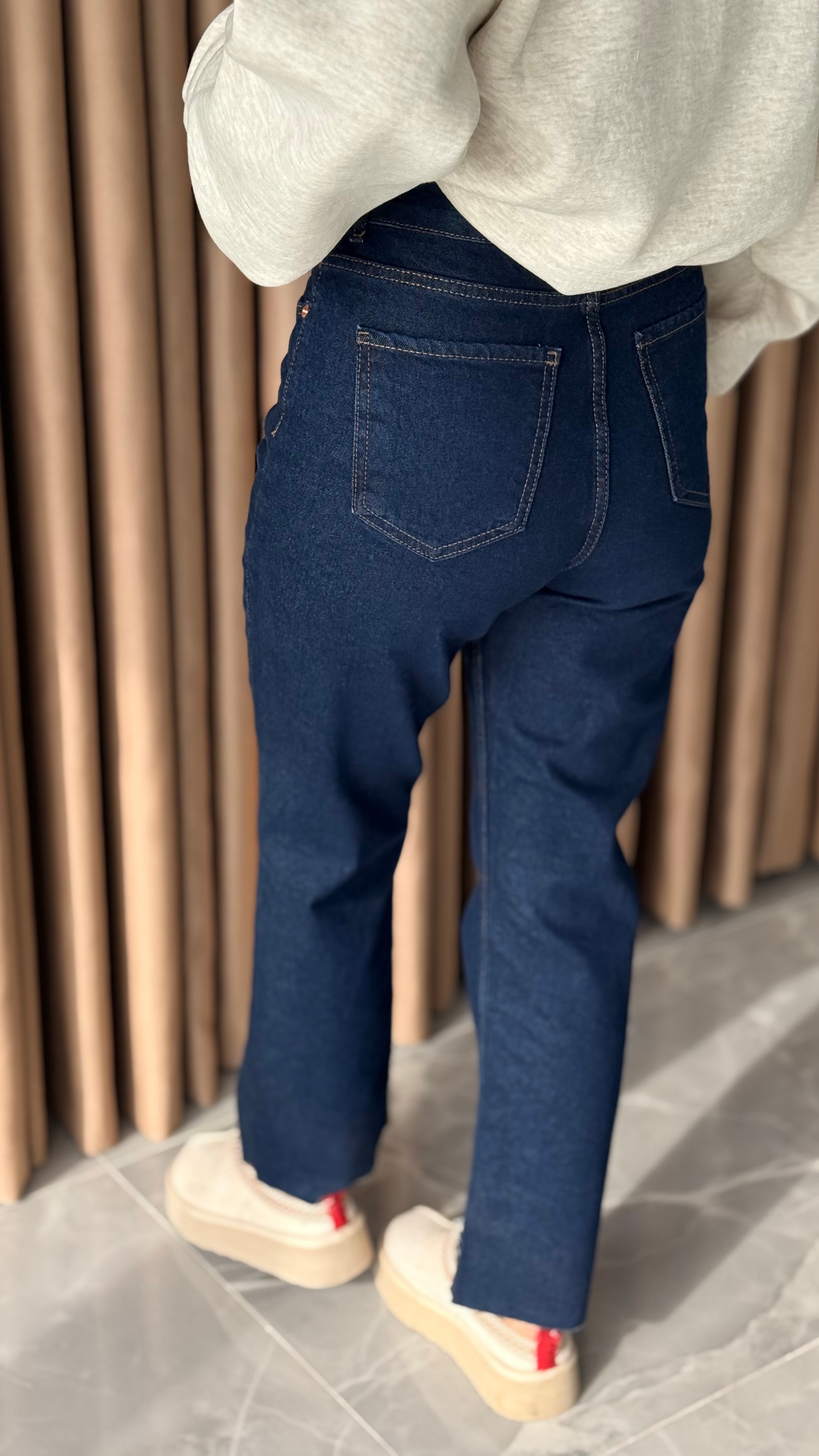 Lacivert Boyfit Jean 050