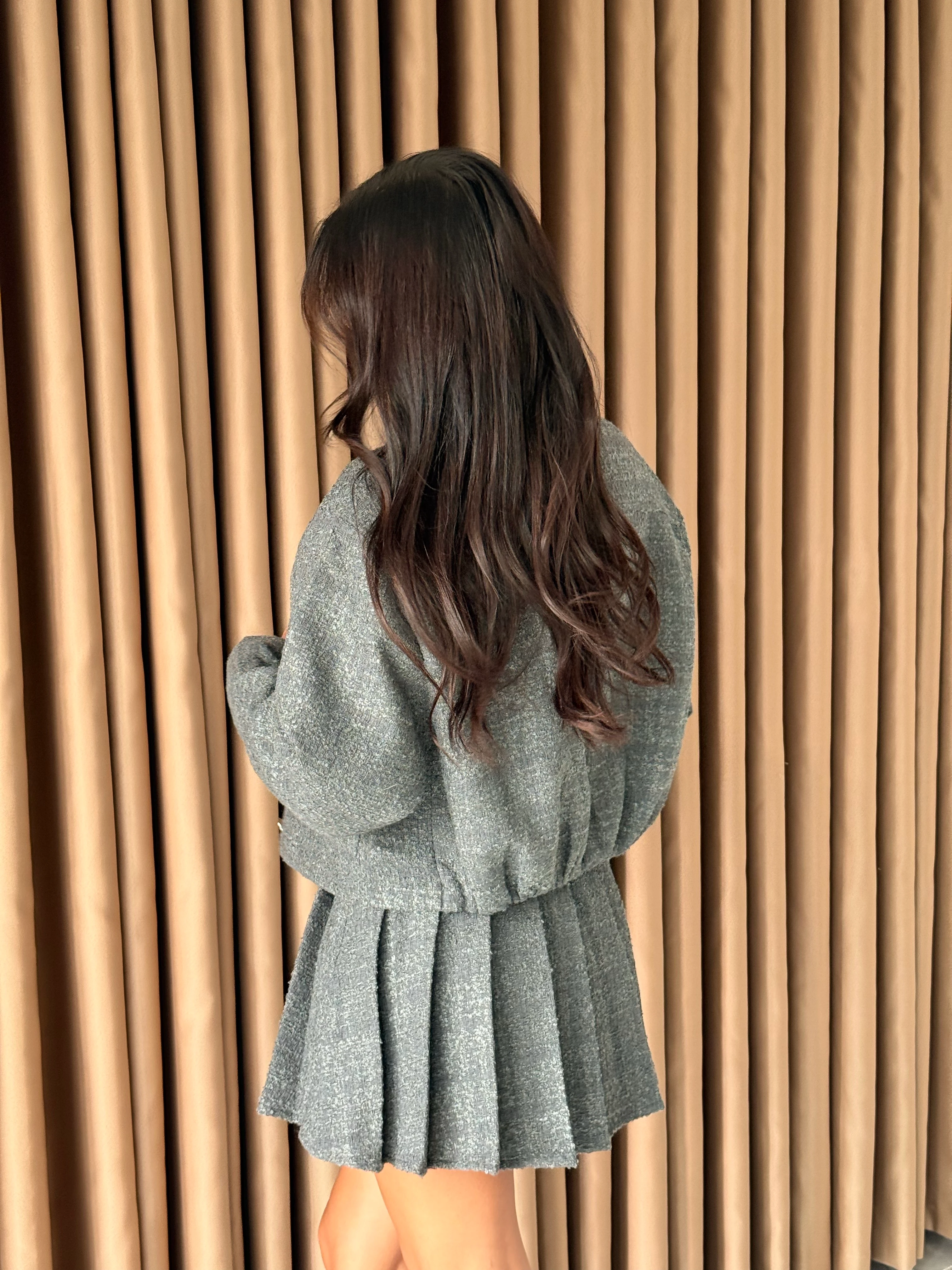 Antrasit Tüvit Ceket