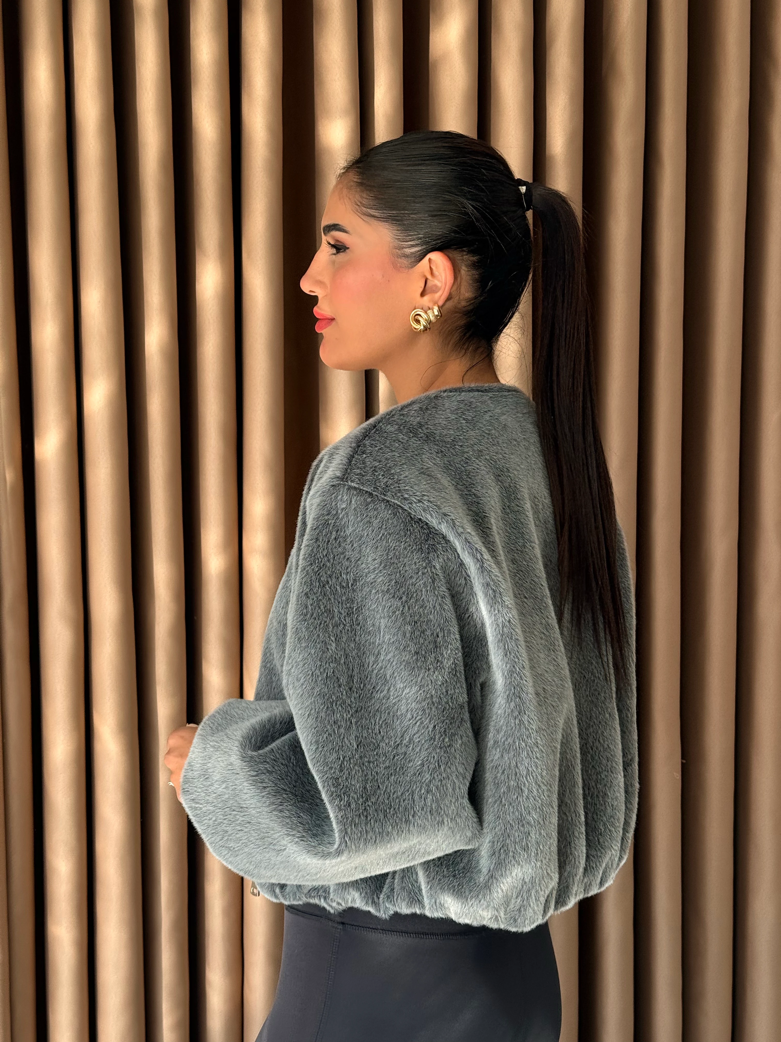 Kırçıllı Bomber Ceket