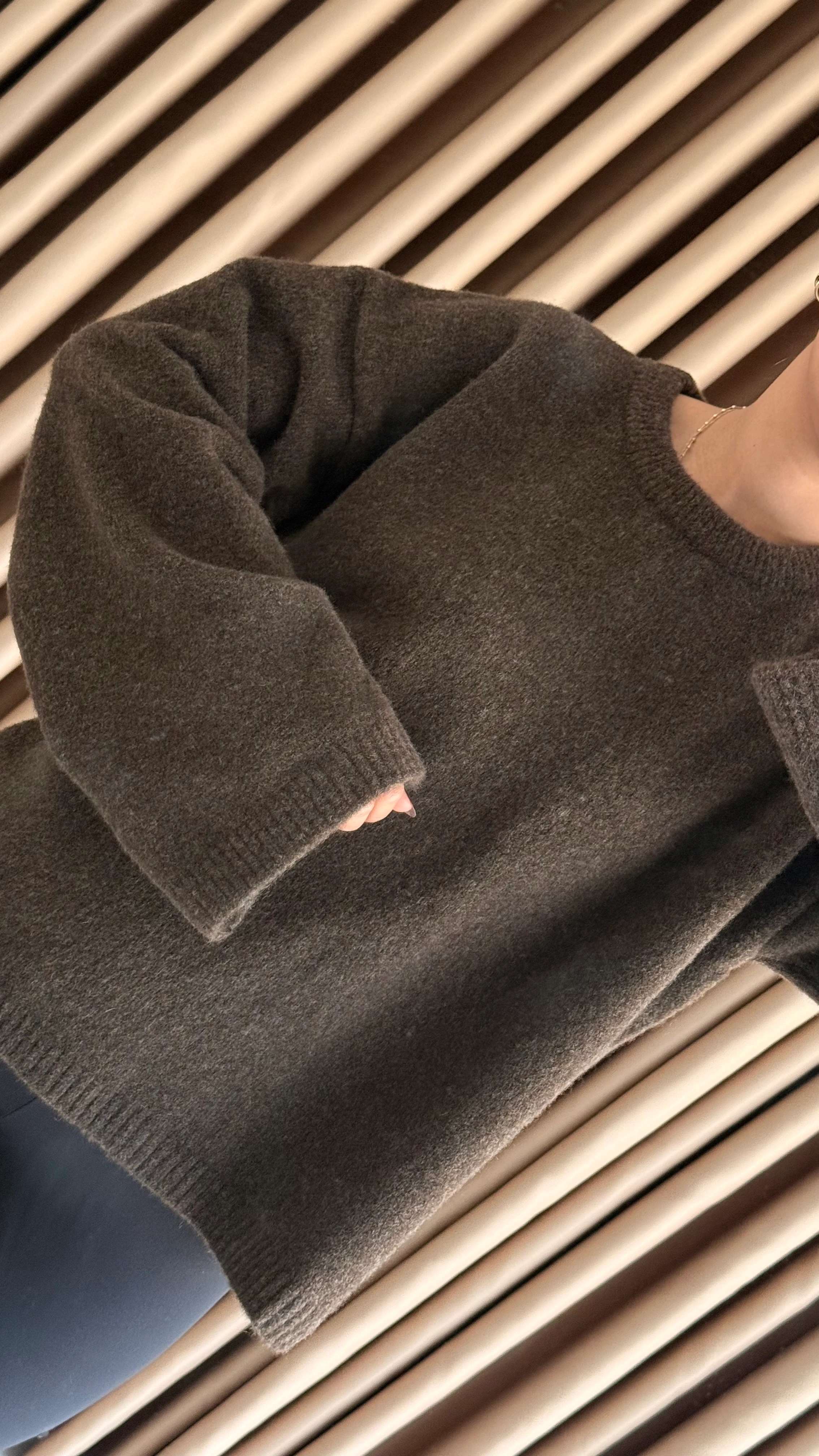 Bisiklet Yaka Basic Kazak