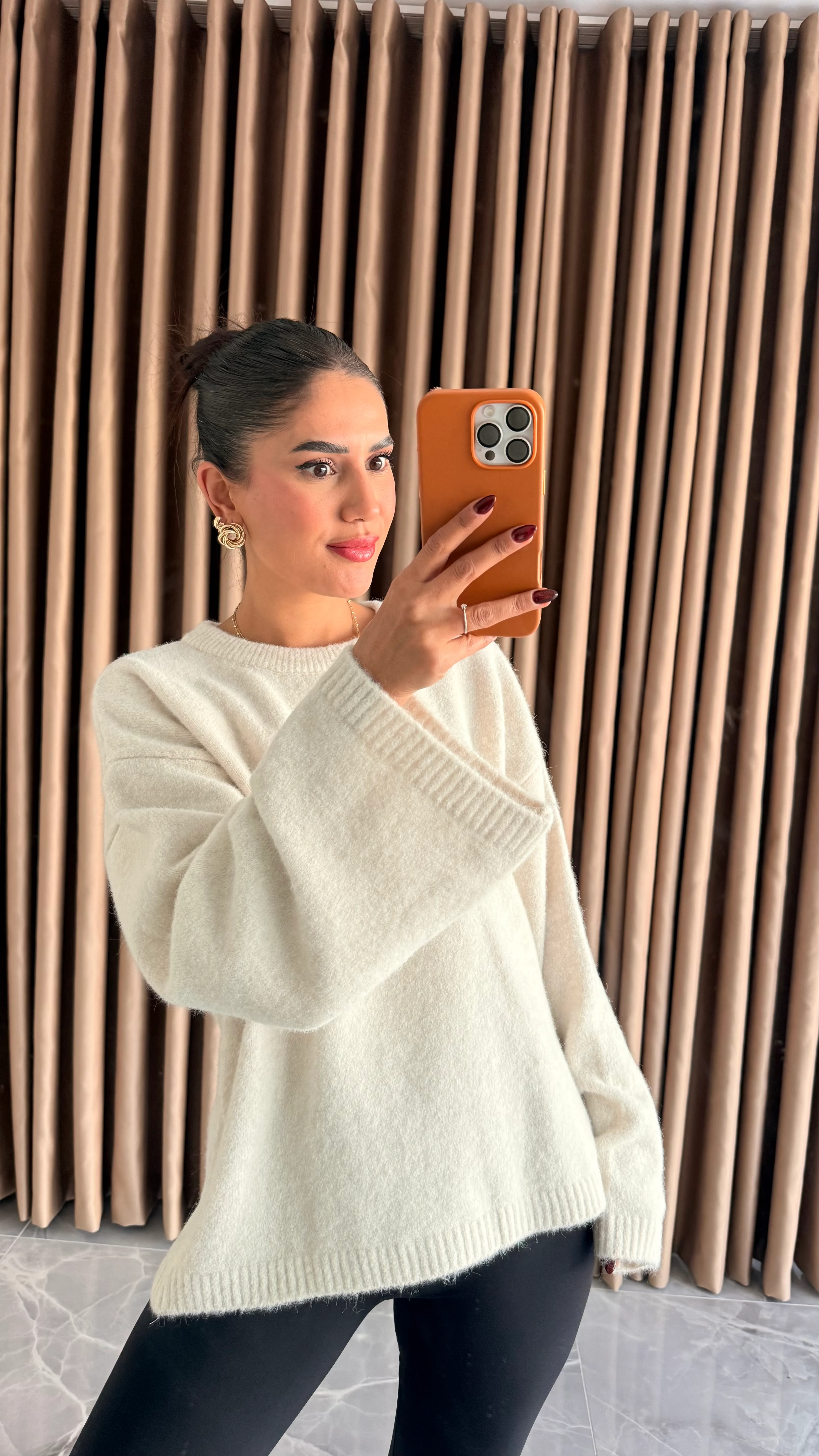 Bisiklet Yaka Basic Kazak