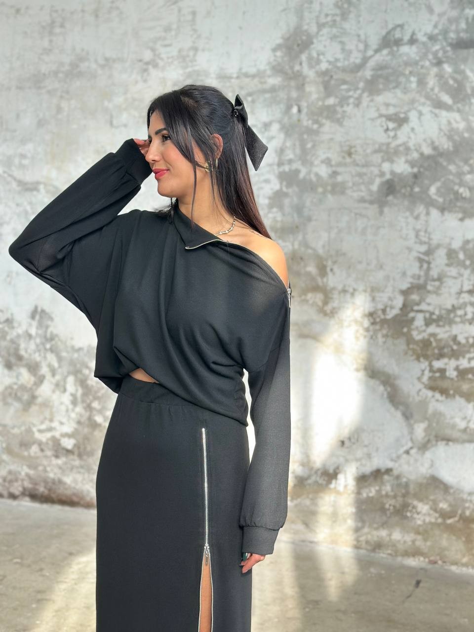 FEEMUAR DETAYLI MİDİ TAKIM