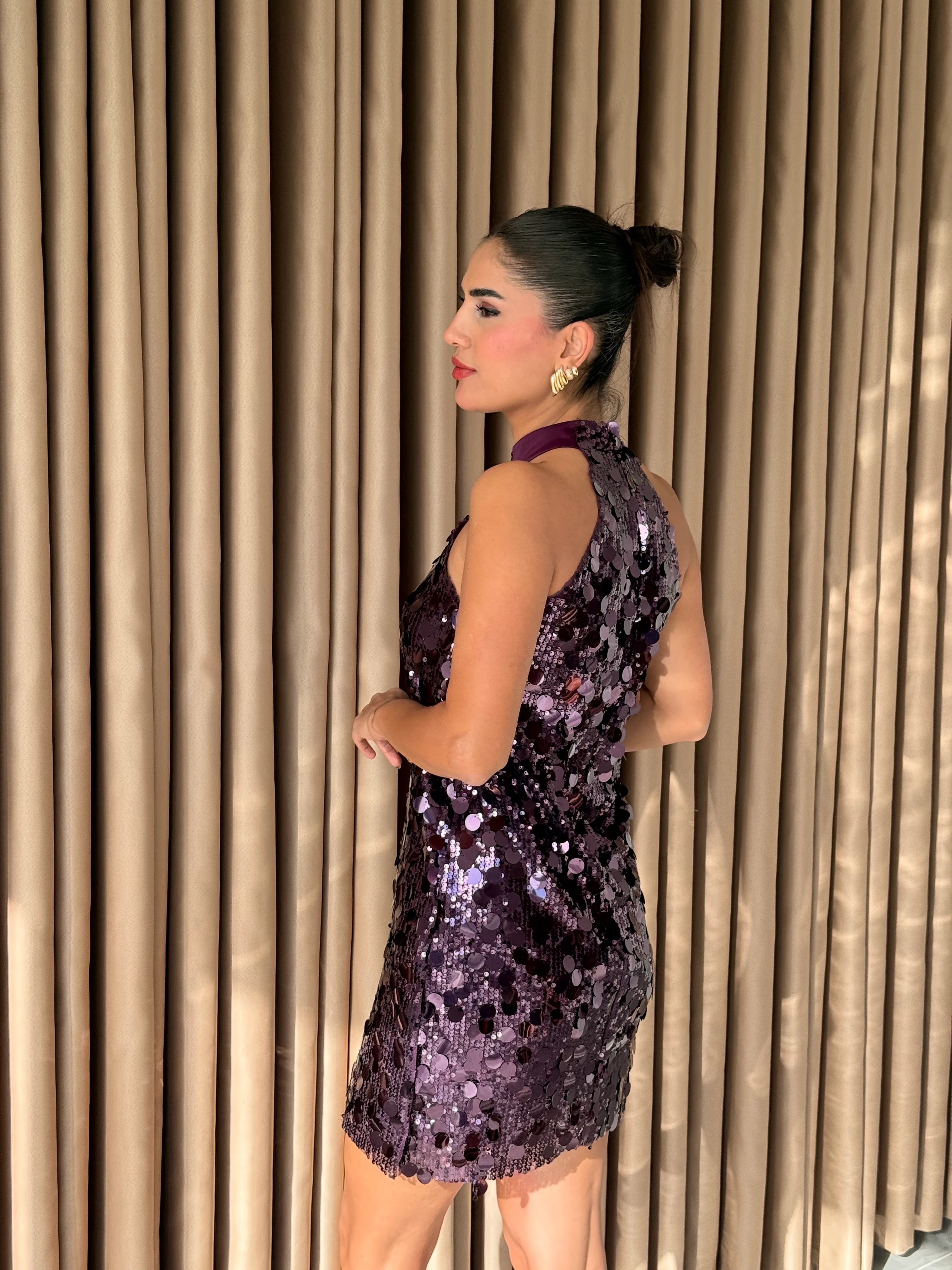 Pul Payet Mini Elbise