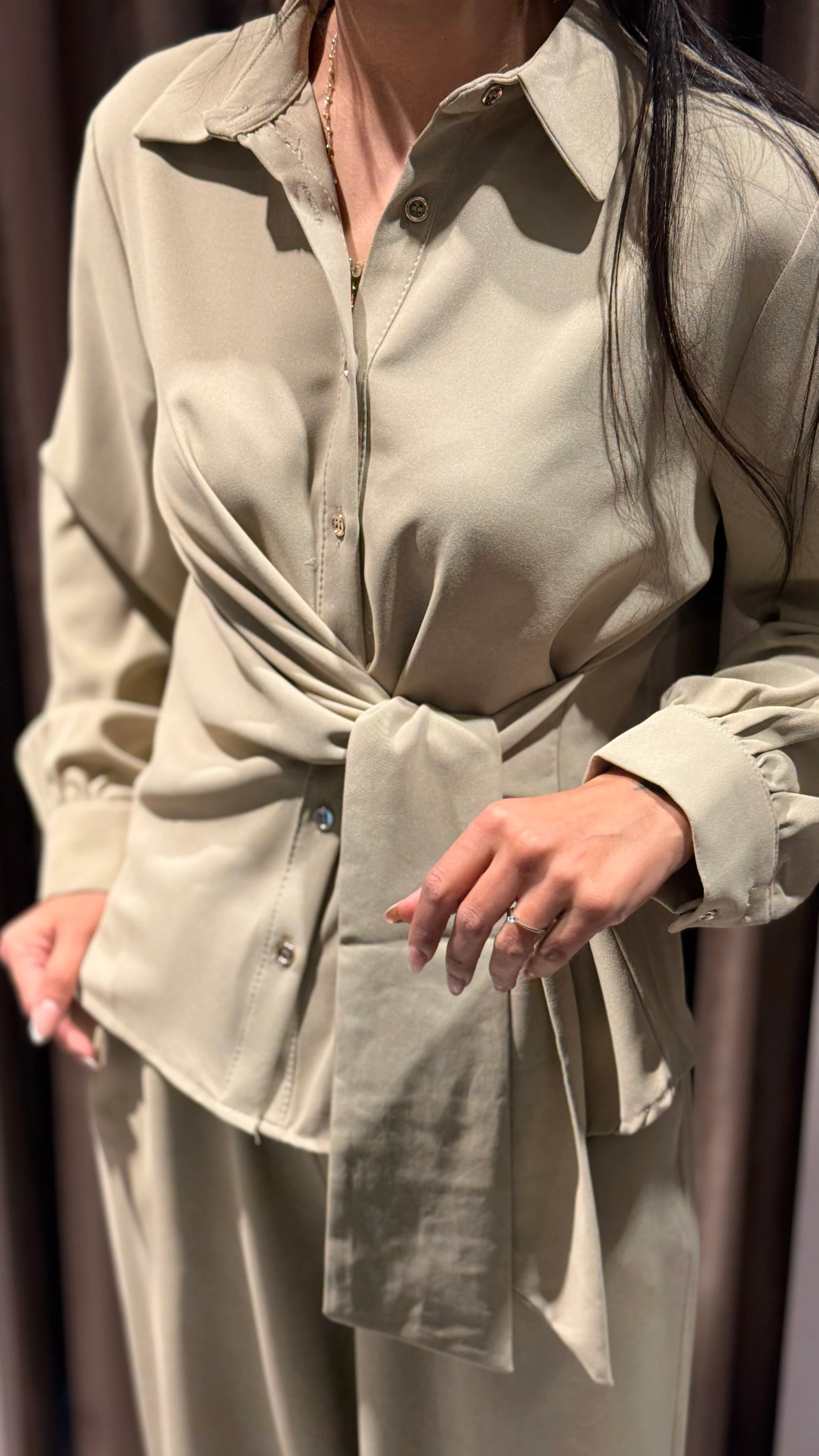 Düğümlü Ceket Pantolon Takım