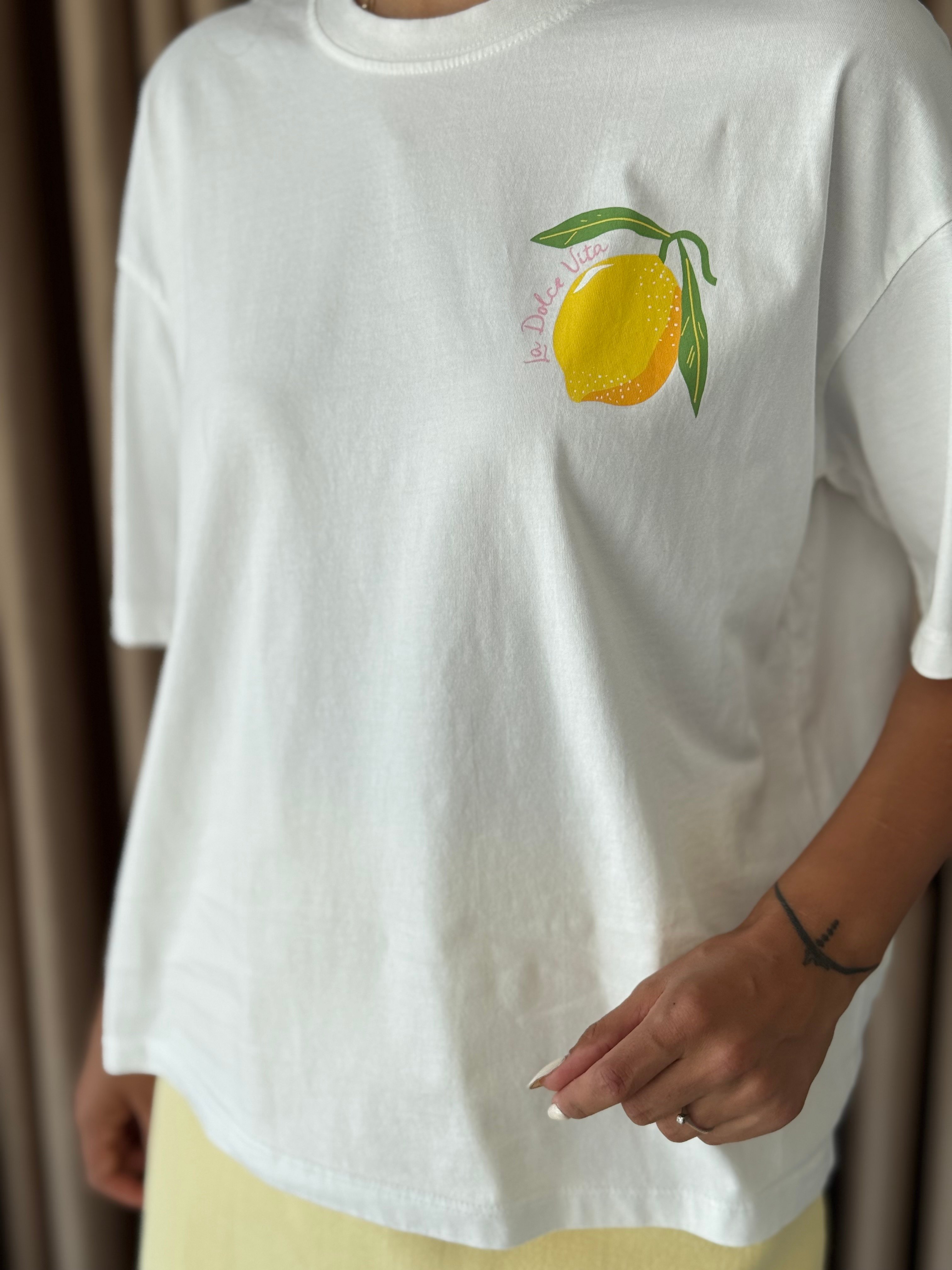 Limon Baskılı Tshört