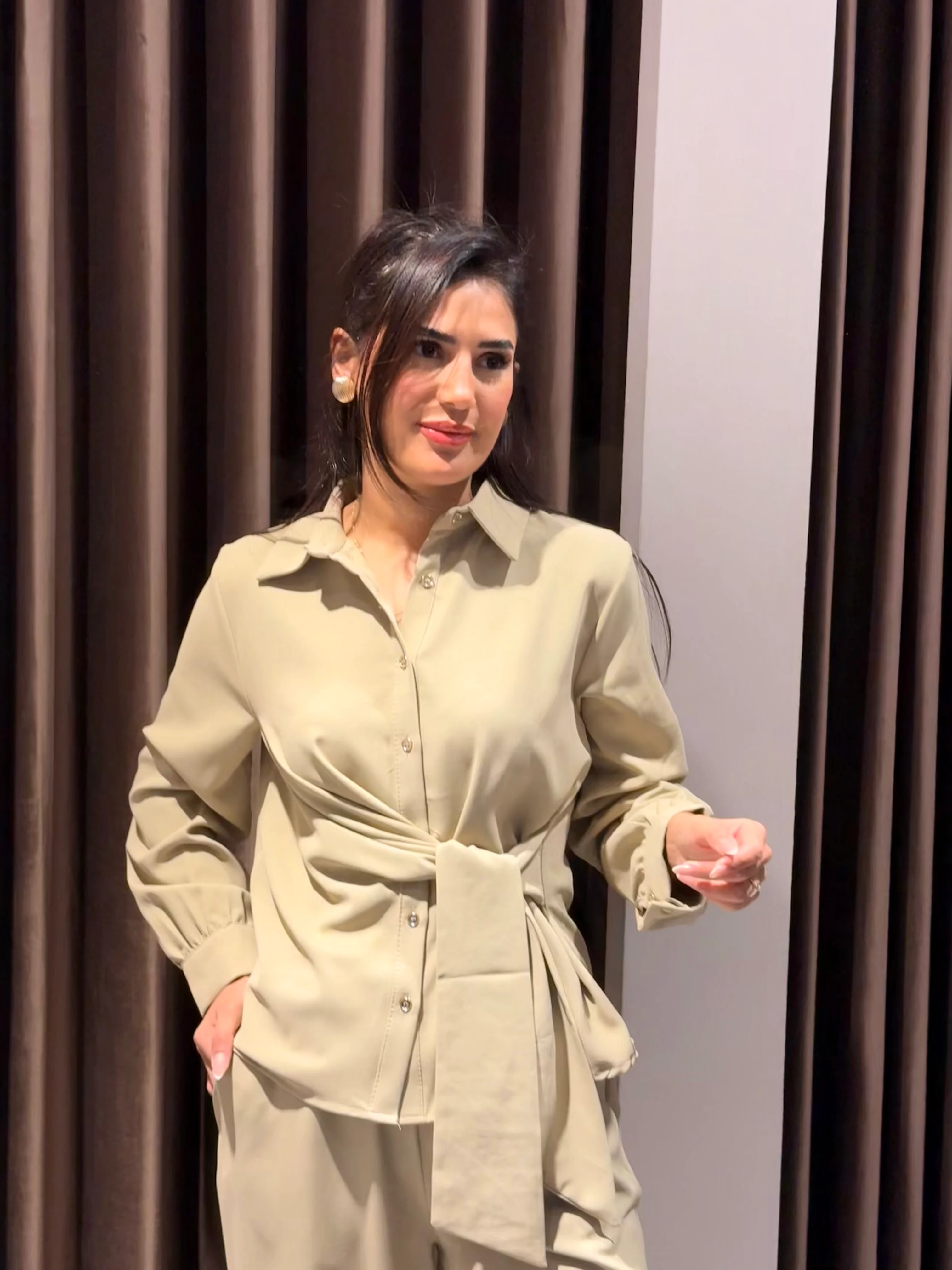 Düğümlü Ceket Pantolon Takım