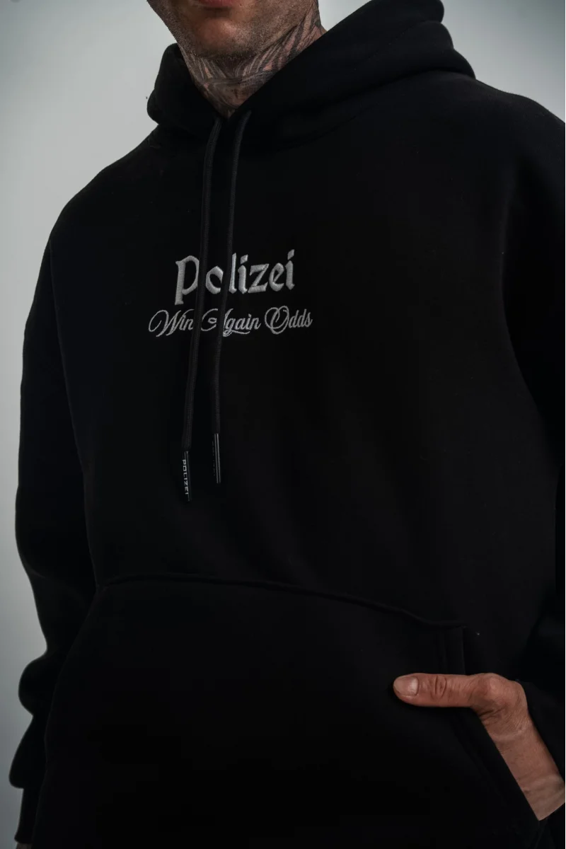 Üç İplik Kapşonlu Dijital Patchli SweatShirt 