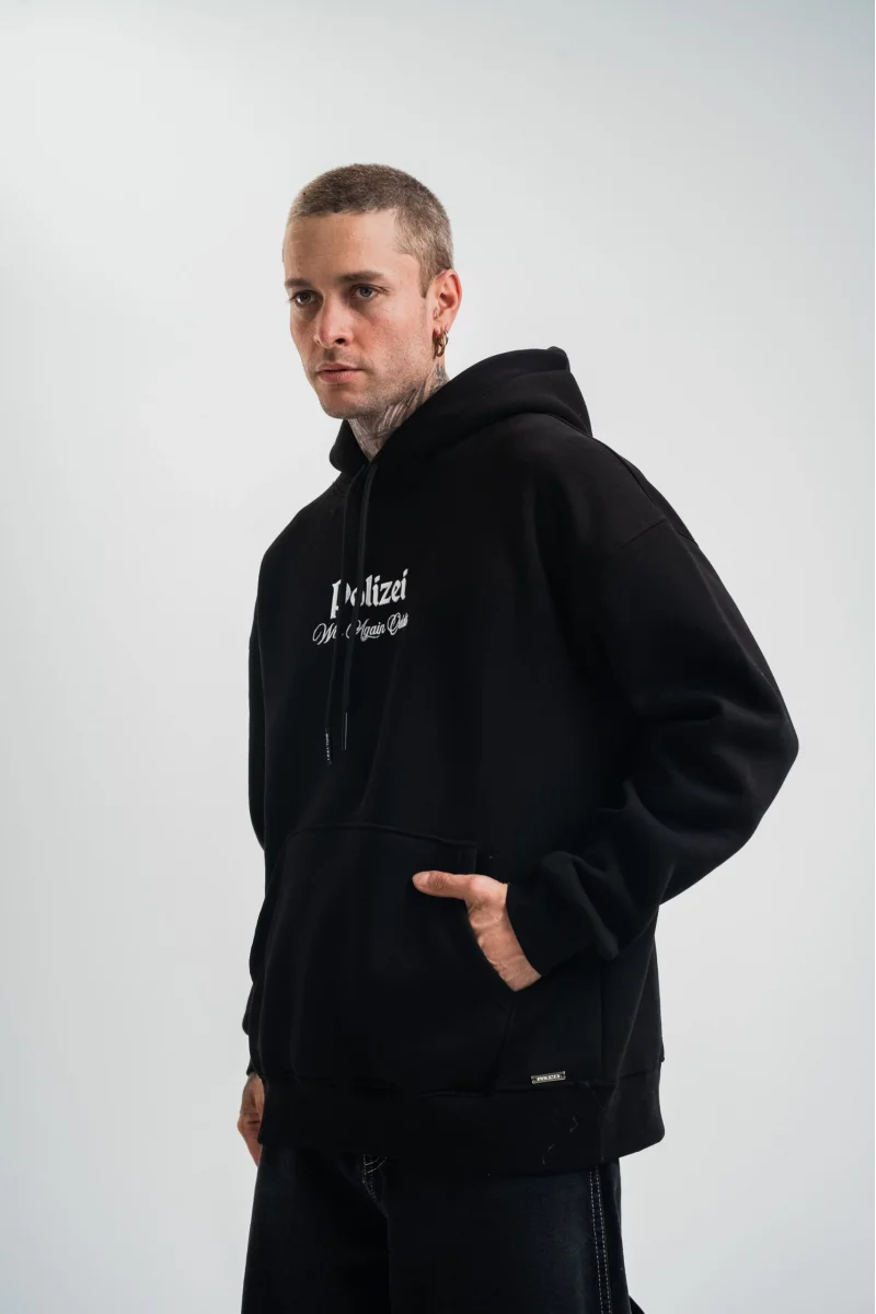 Üç İplik Kapşonlu Dijital Patchli SweatShirt 