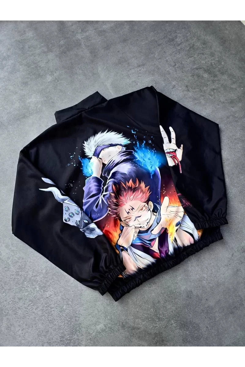 Fermuarlı Dijital Baskılı Rüzgarlık