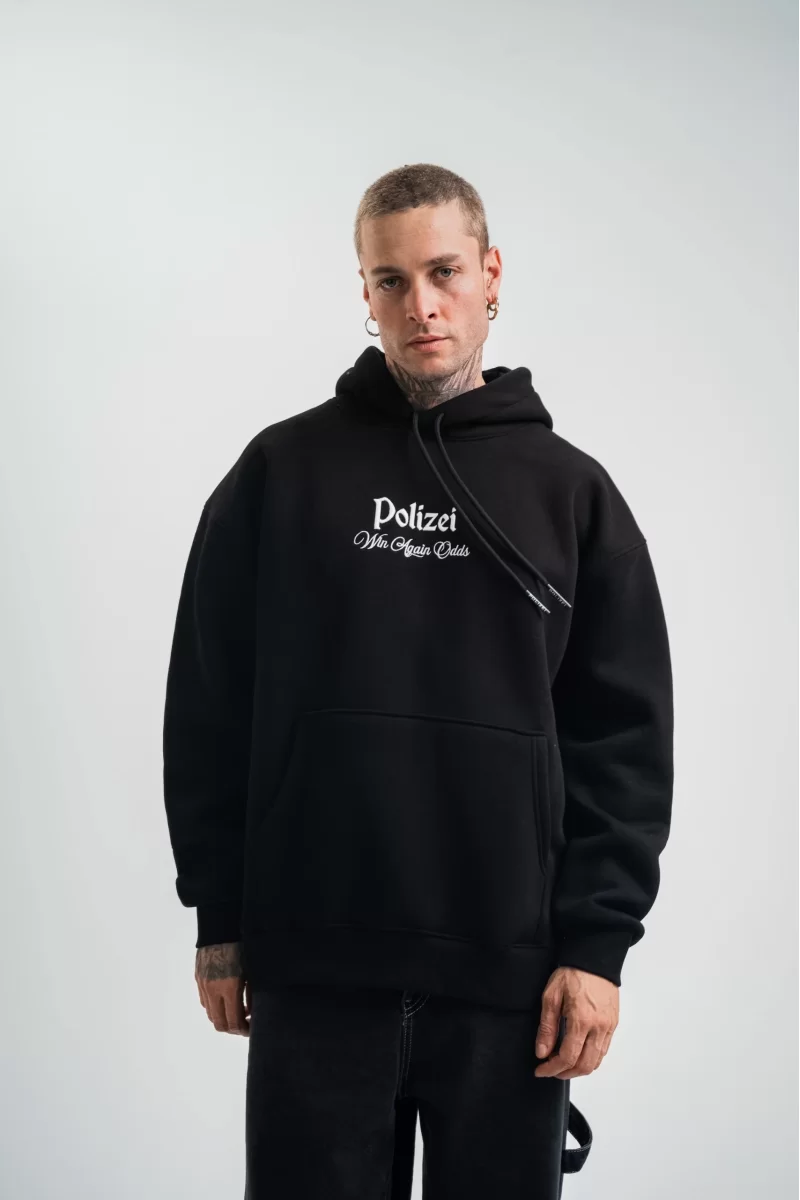 Üç İplik Kapşonlu Dijital Patchli SweatShirt 