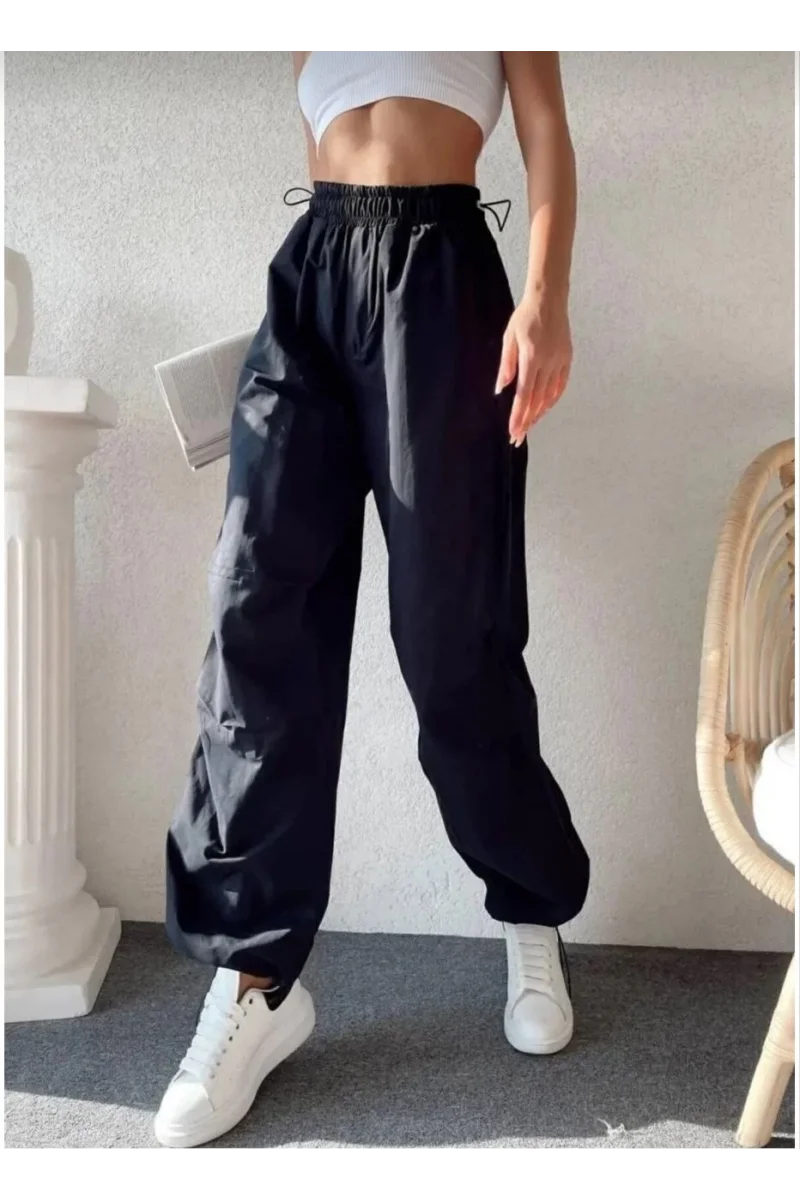 Kadın Cepli Paraşut Pantalon
