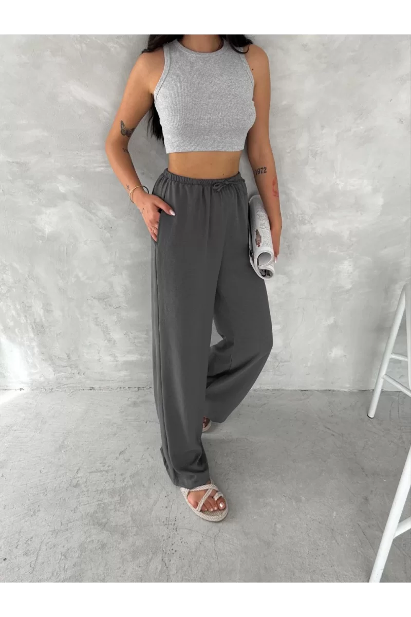 Ayrobin Oversize Kadın Pantalon