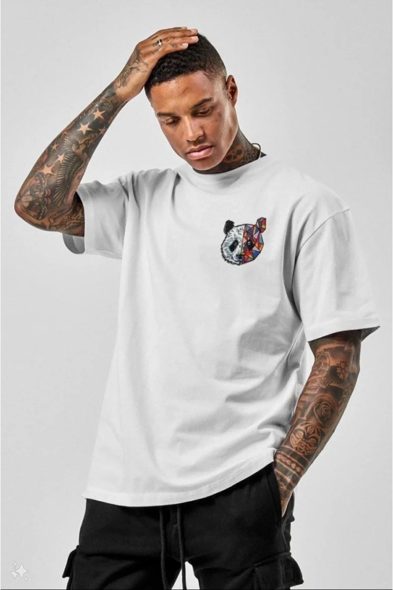 Unisex Baskılı Oversize T-Shirt