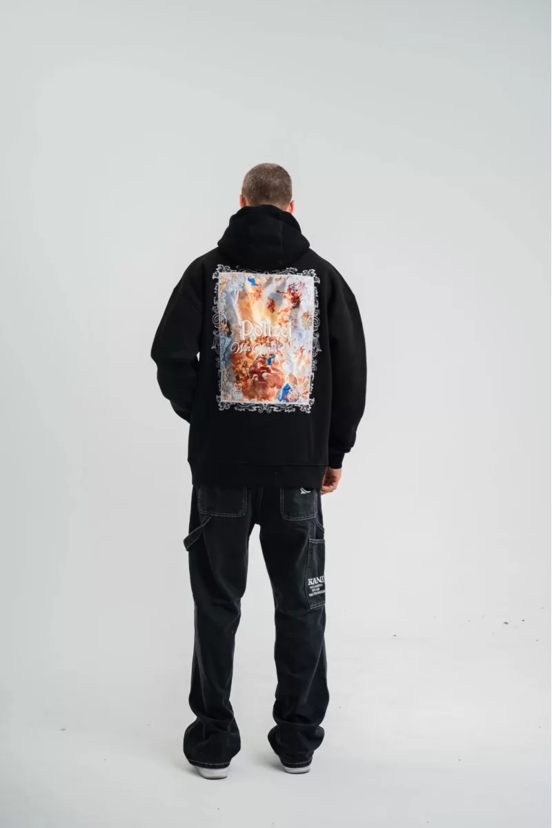 Üç İplik Kapşonlu Dijital Patchli SweatShirt 