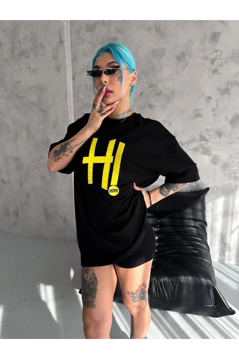 Unisex Nakış İşlemeli T-Shirt 