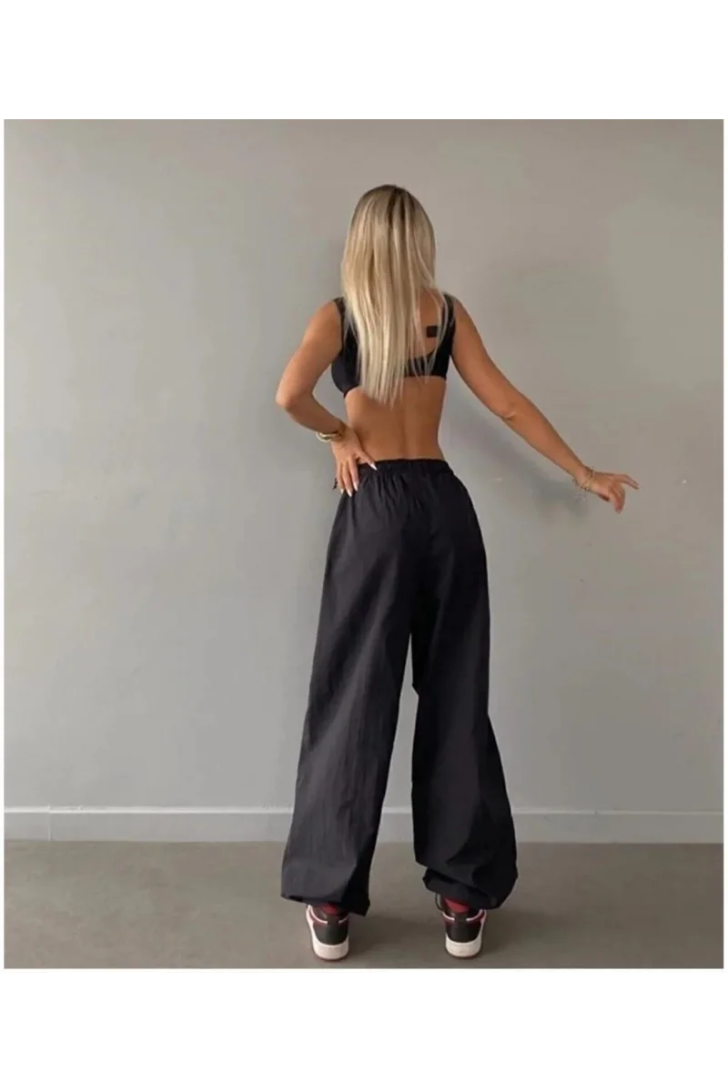 Kadın Cepli Paraşut Pantalon