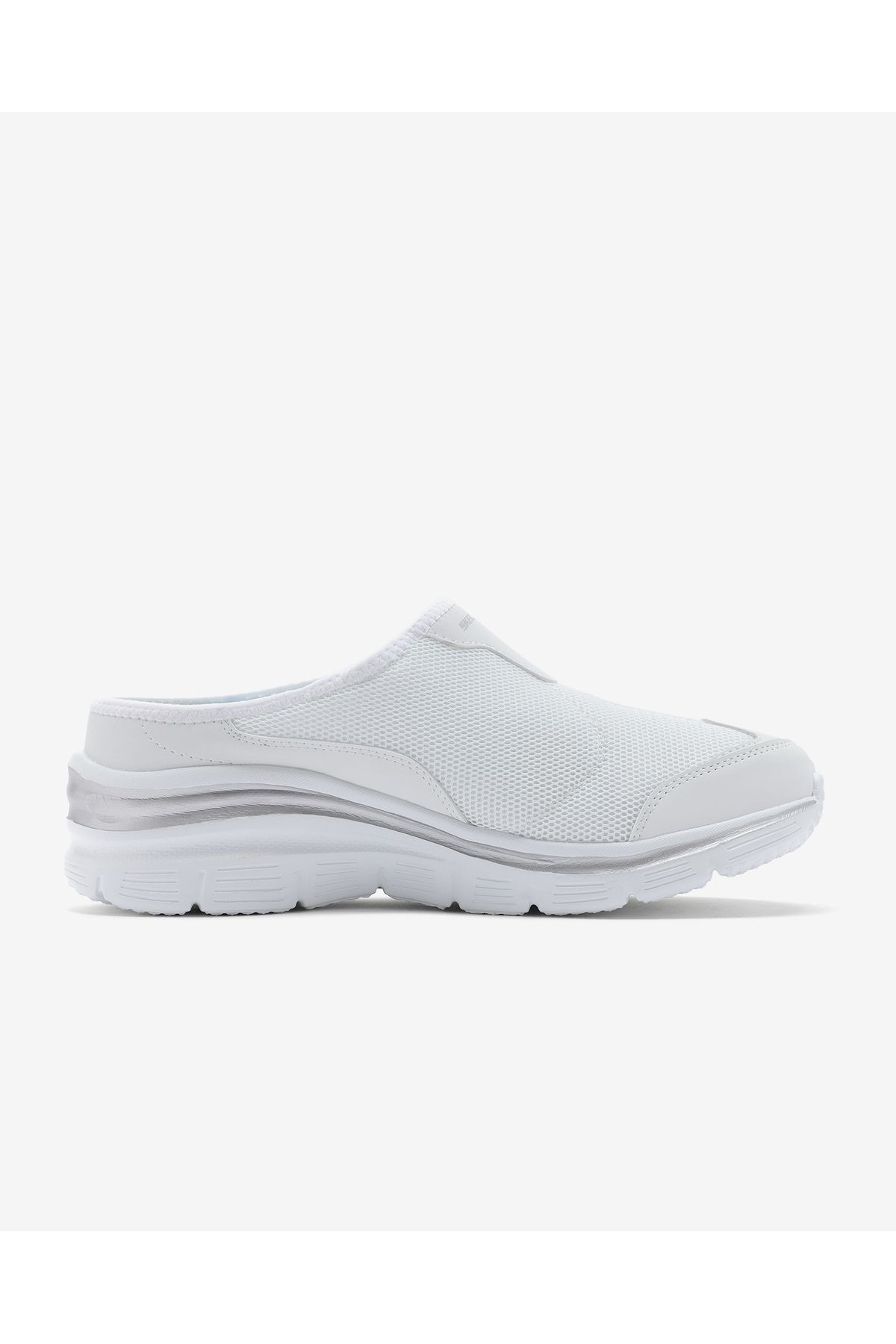 Fashion Fit Kadın Beyaz Arkası Açık Spor Ayakkabı 12714Tk Wht