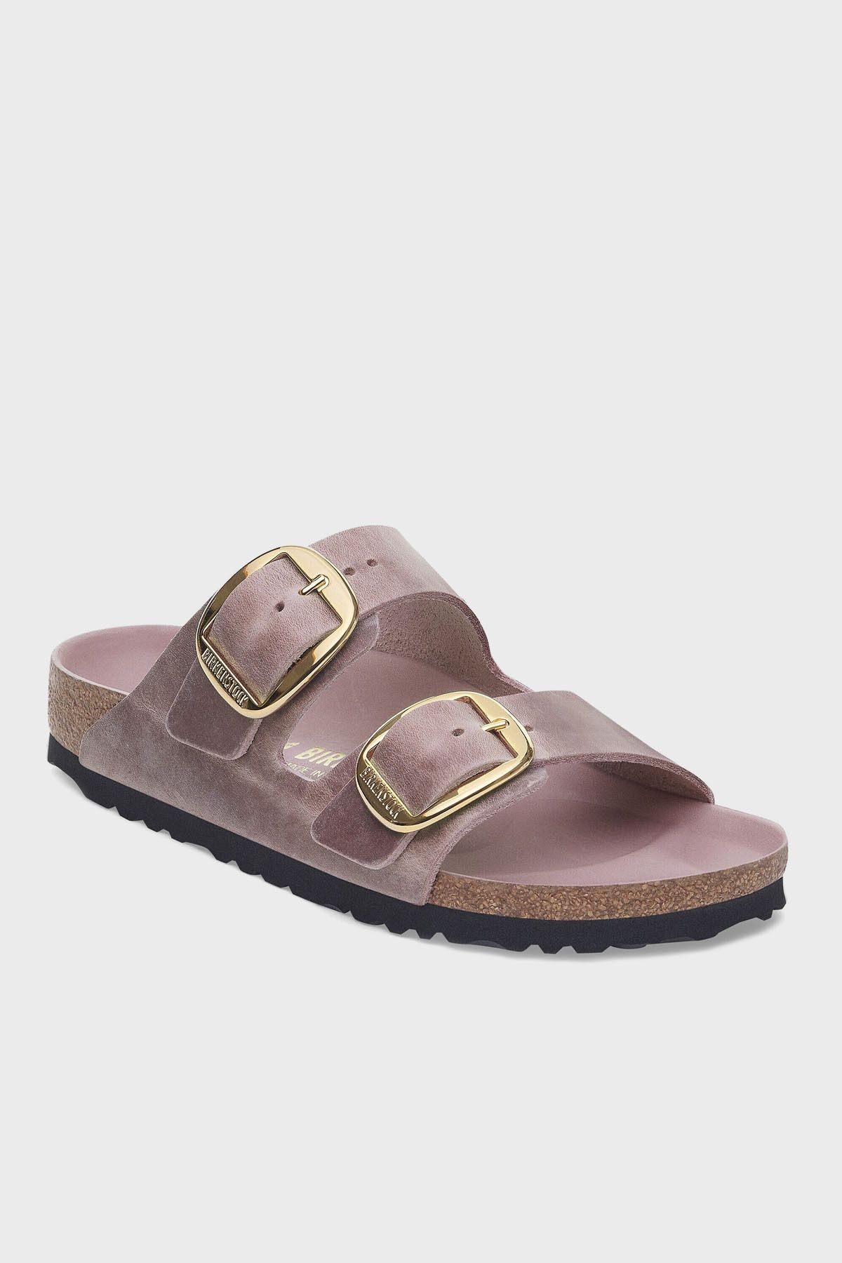 Birkenstock Arizona Big Buckle Leoli Hakiki Deri Ayarlanabilir Tokalı Terlik TERLİK 1029267
