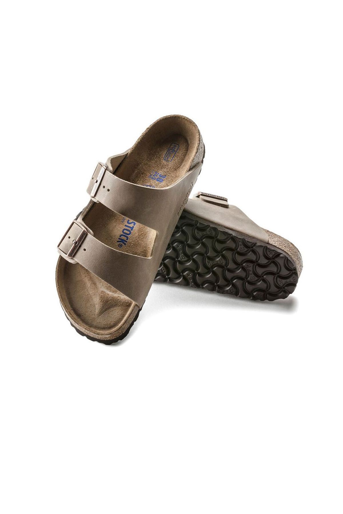 Erkek Terlik 552813 Birkenstock ARIZONA SFB LEOI TOBACCO BROWN