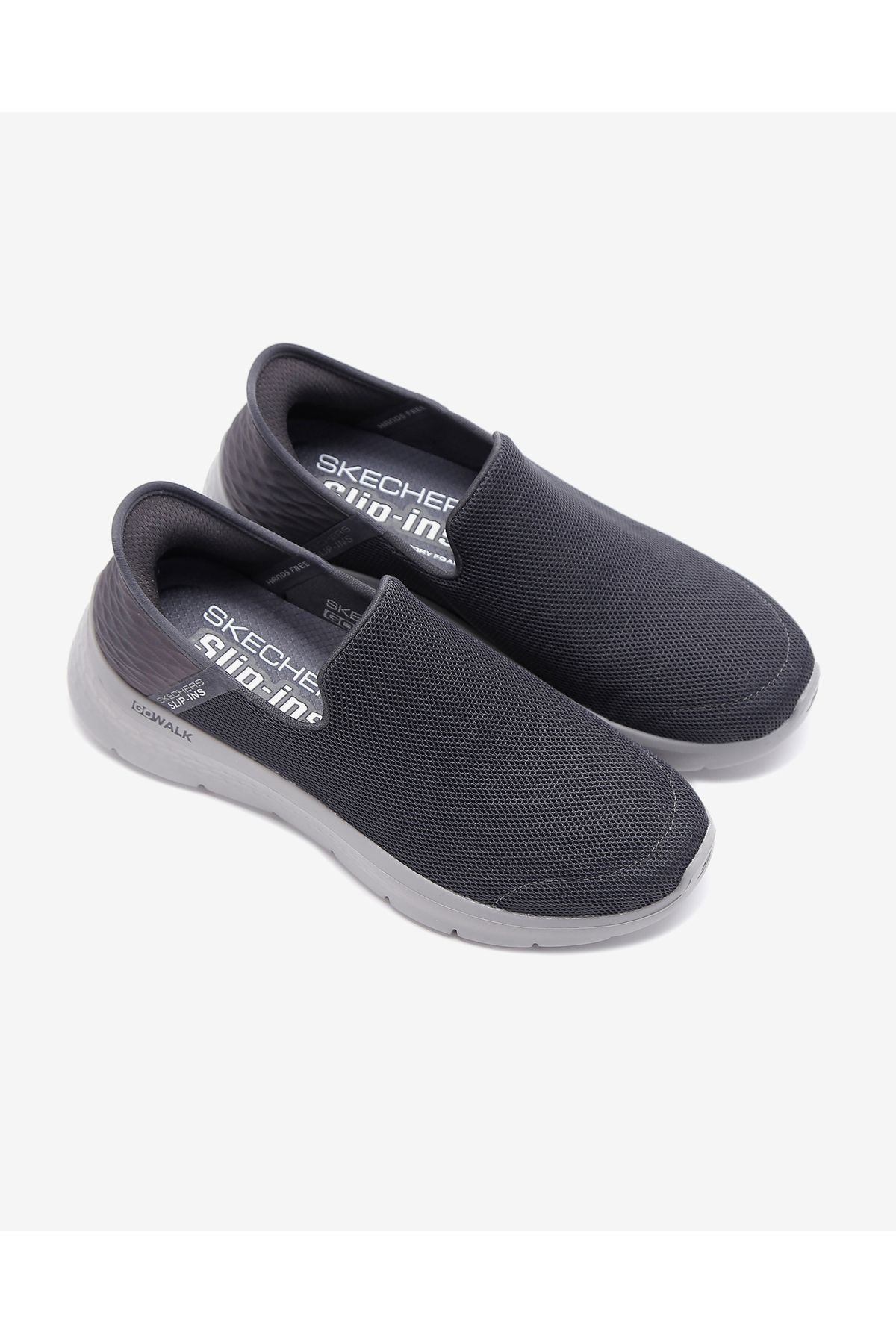 Go Walk Flex - Slip-ins Erkek Gri Yürüyüş Ayakkabısı 216491 Dkgy