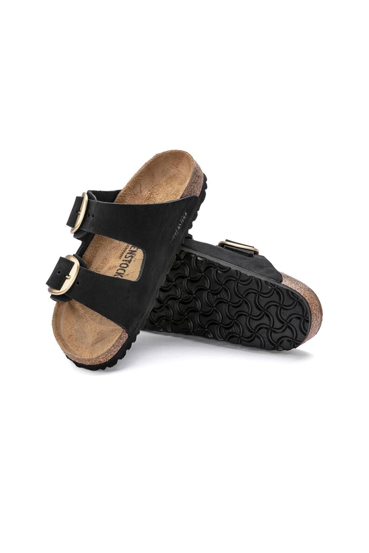 Unisex Marka Logolu Şık Görünümlü Rahat Tabanlı Günlük Kullanıma Uygun Black Gold Terlik 1023290-203