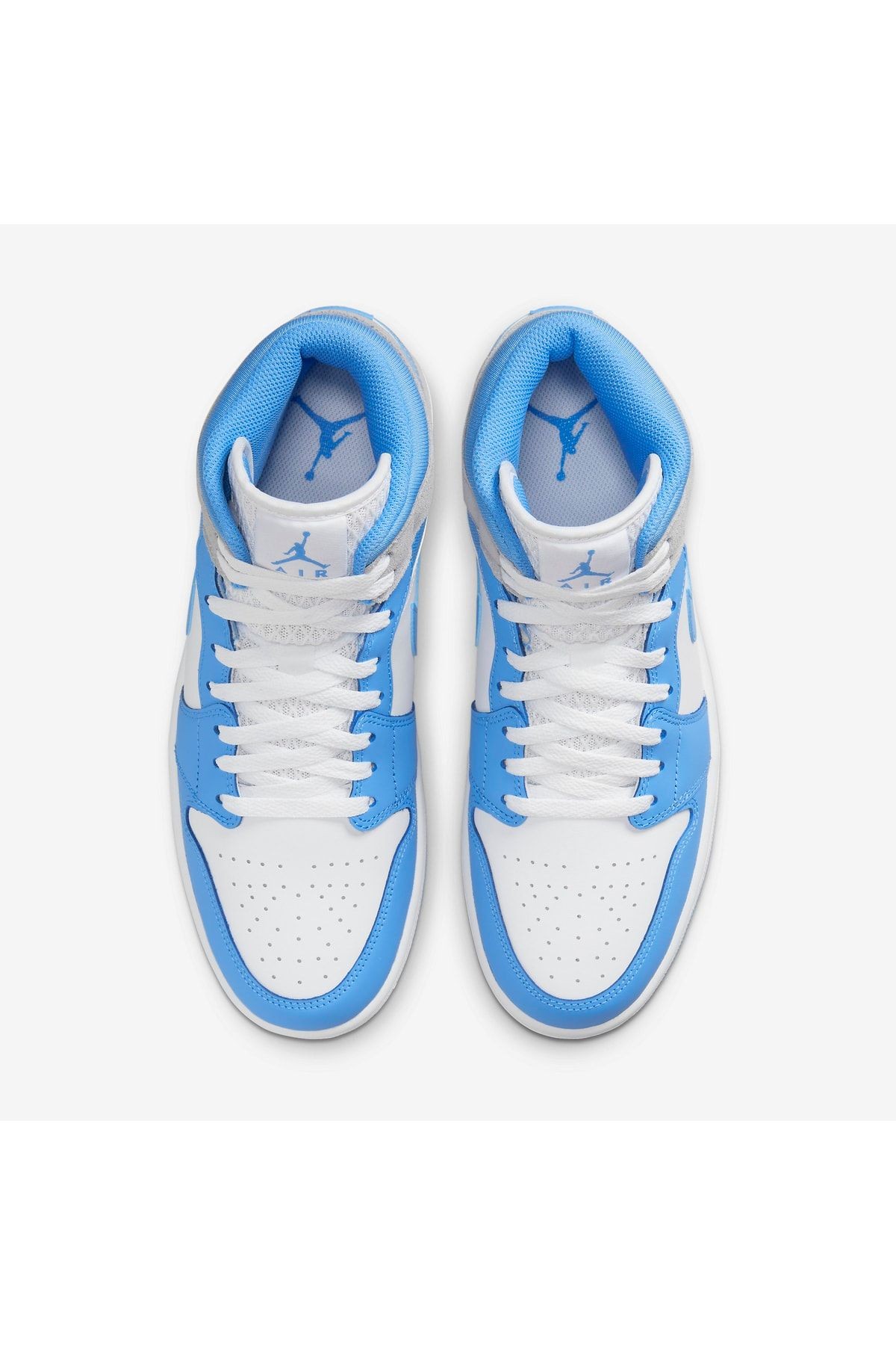 Air Jordan 1 Mid University Blue Grey Erkek Spor Ayakkabı