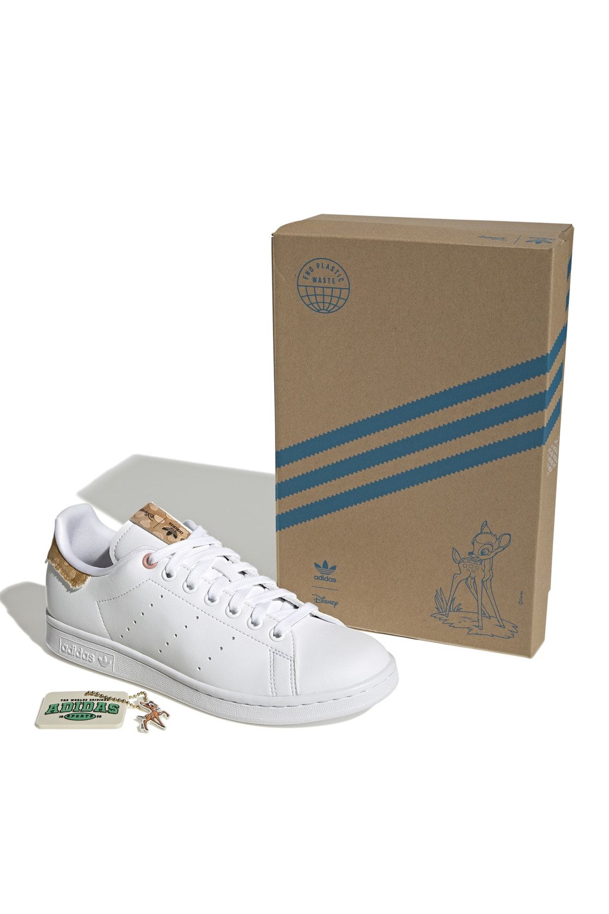 Beyaz - Siyah Kadın Lifestyle Ayakkabı - Gz6251 Disney Stan Smith W