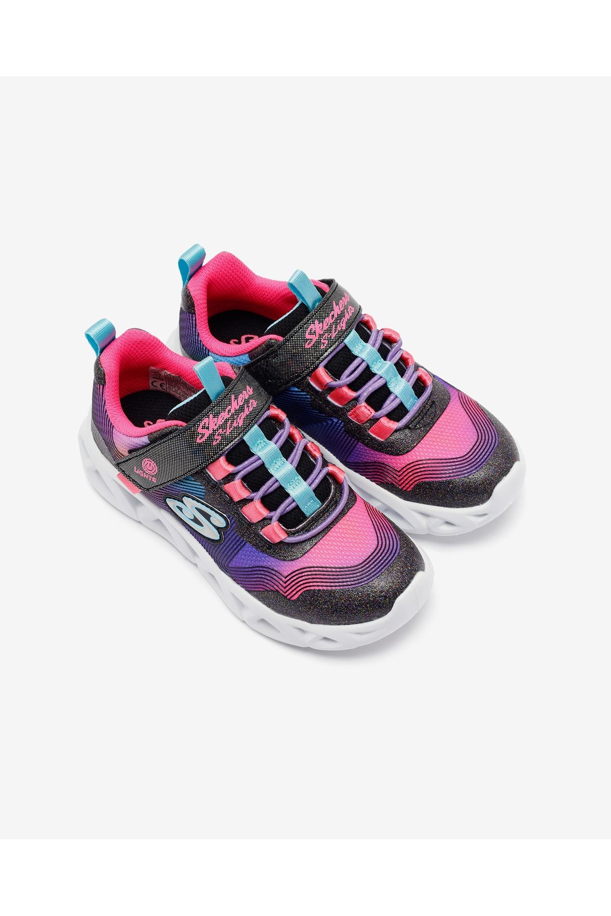 Twisty Brights 2.0 Büyük Kız Çocuk Siyah Işıklı Spor Ayakkabı 302339l Bkmt