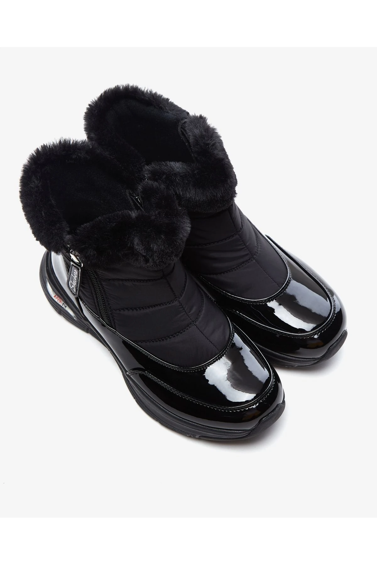 Arch Fit Smooth - Cool Puff Kadın Siyah Kar Botu 167252 Bbk