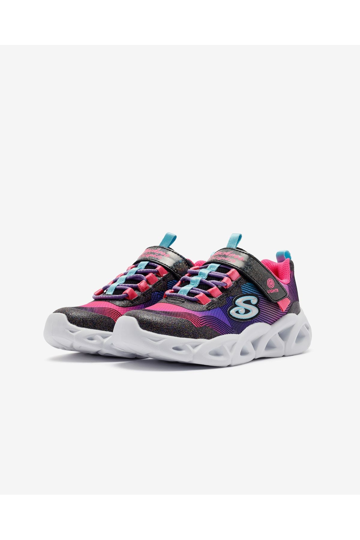 Twisty Brights 2.0 Büyük Kız Çocuk Siyah Işıklı Spor Ayakkabı 302339l Bkmt