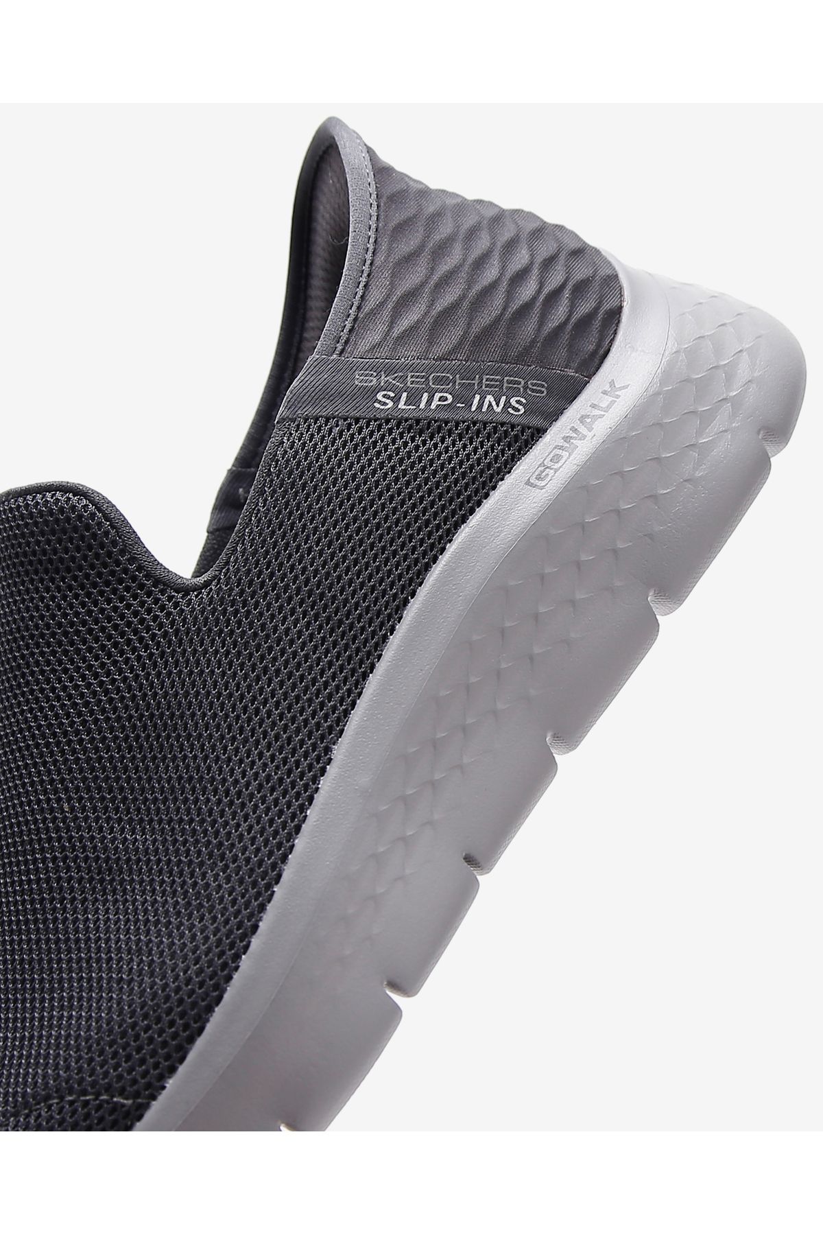 Go Walk Flex - Slip-ins Erkek Gri Yürüyüş Ayakkabısı 216491 Dkgy