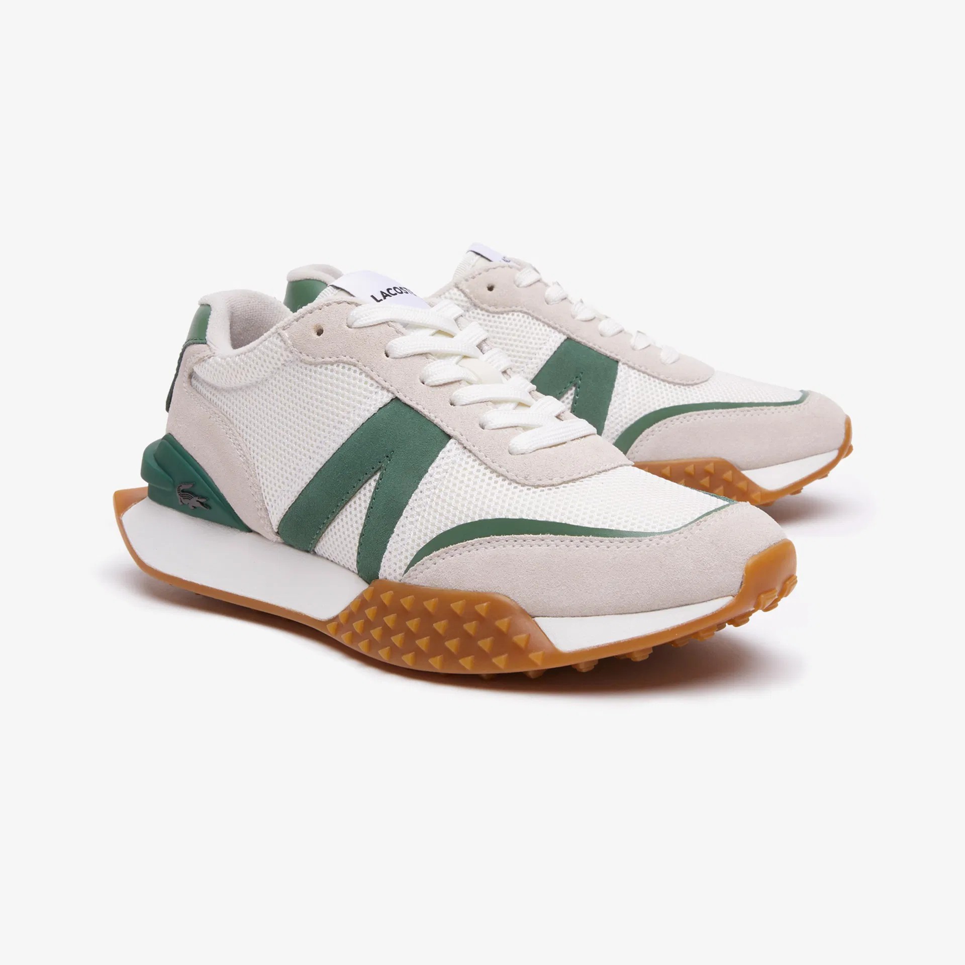 Lacoste L-Spin Deluxe Kadın Bej Sneaker