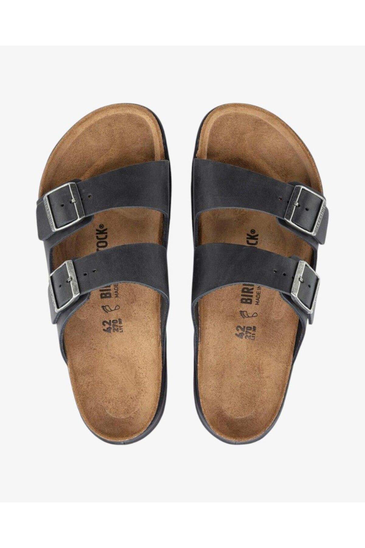 Arızona Oıled Leather Erkek Siyah Terlik 1018461