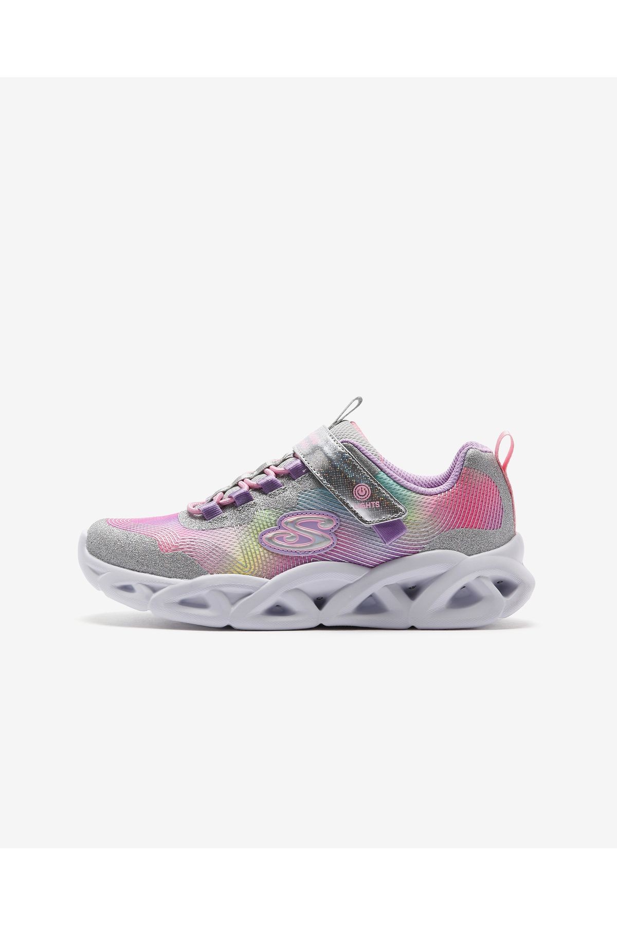 Twisty Brights 2.0 Büyük Kız Çocuk Gri Işıklı Spor Ayakkabı 302339L Smlt