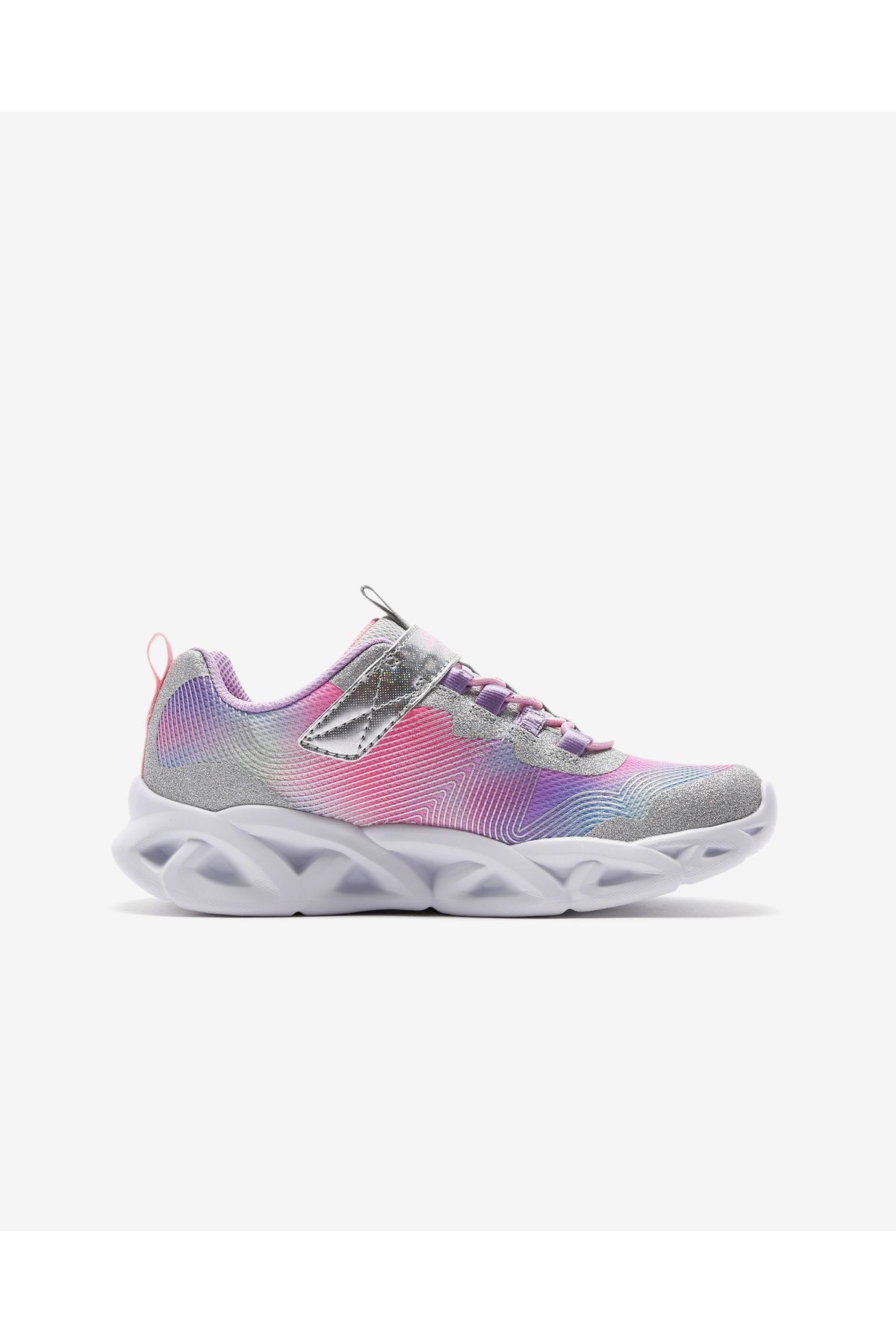 Twisty Brights 2.0 Büyük Kız Çocuk Gri Işıklı Spor Ayakkabı 302339L Smlt