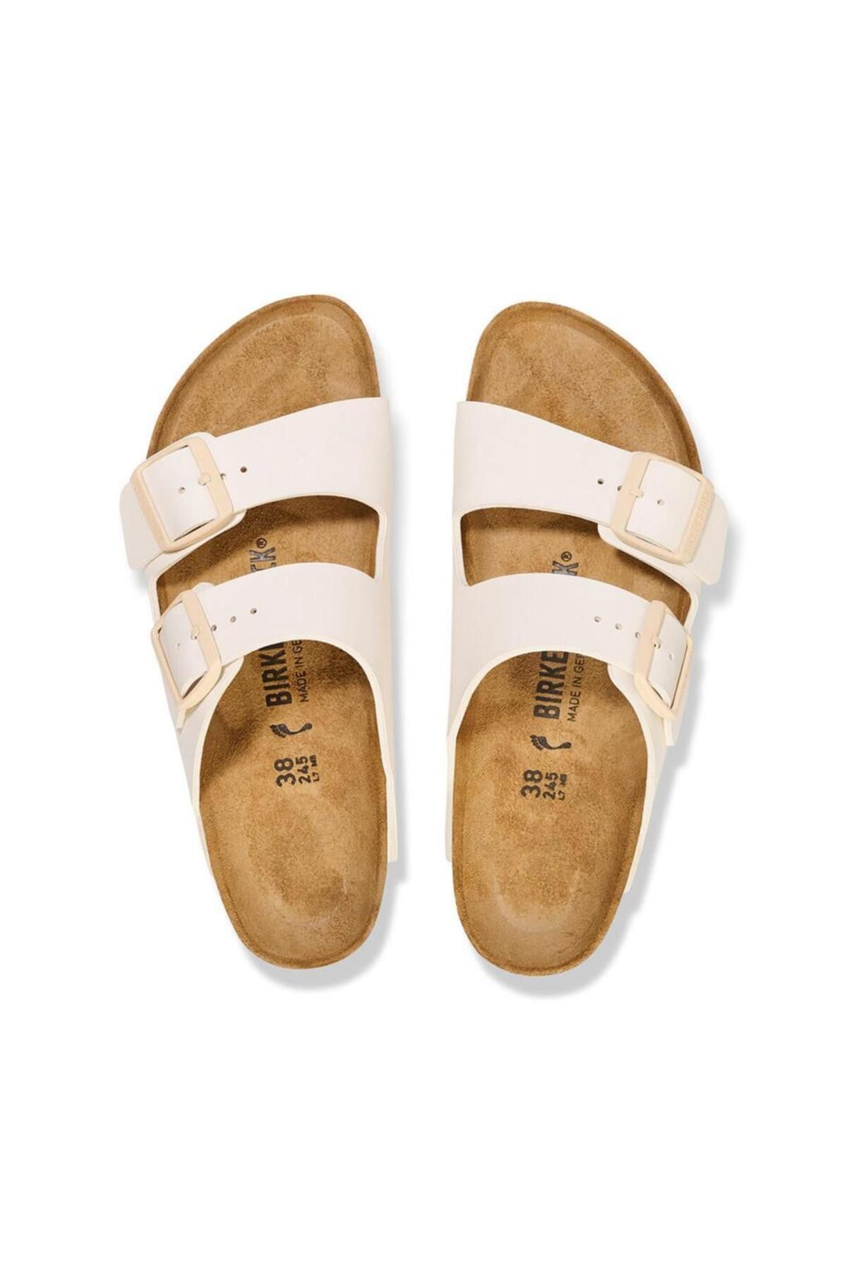 1027339 Arizona Bf Saffiano Eggshell Kadın Terlik