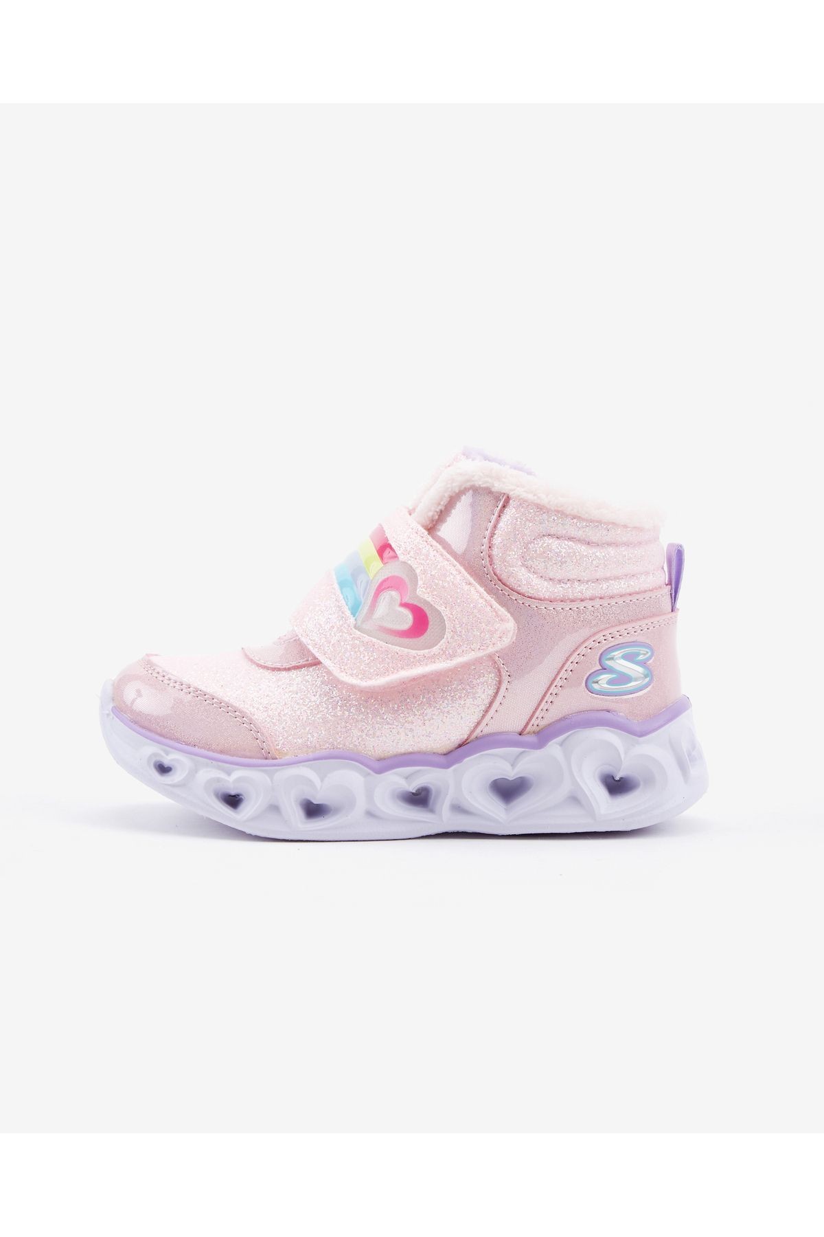 Heart Lights - Brilliant Rainbow Küçük Kız Çocuk Pembe Işıklı Bot 302669n Pklv
