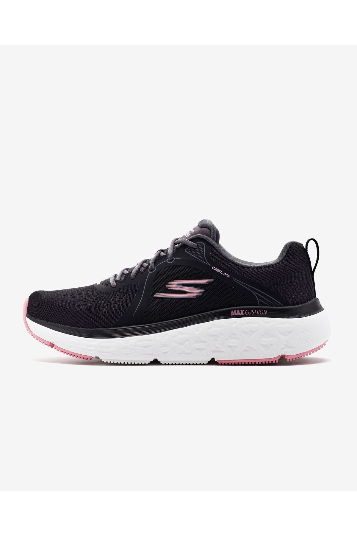 Max Cushioning Delta  -  Smooth Stride Kadın Siyah Koşu Ayakkabısı 129132 Bkpk