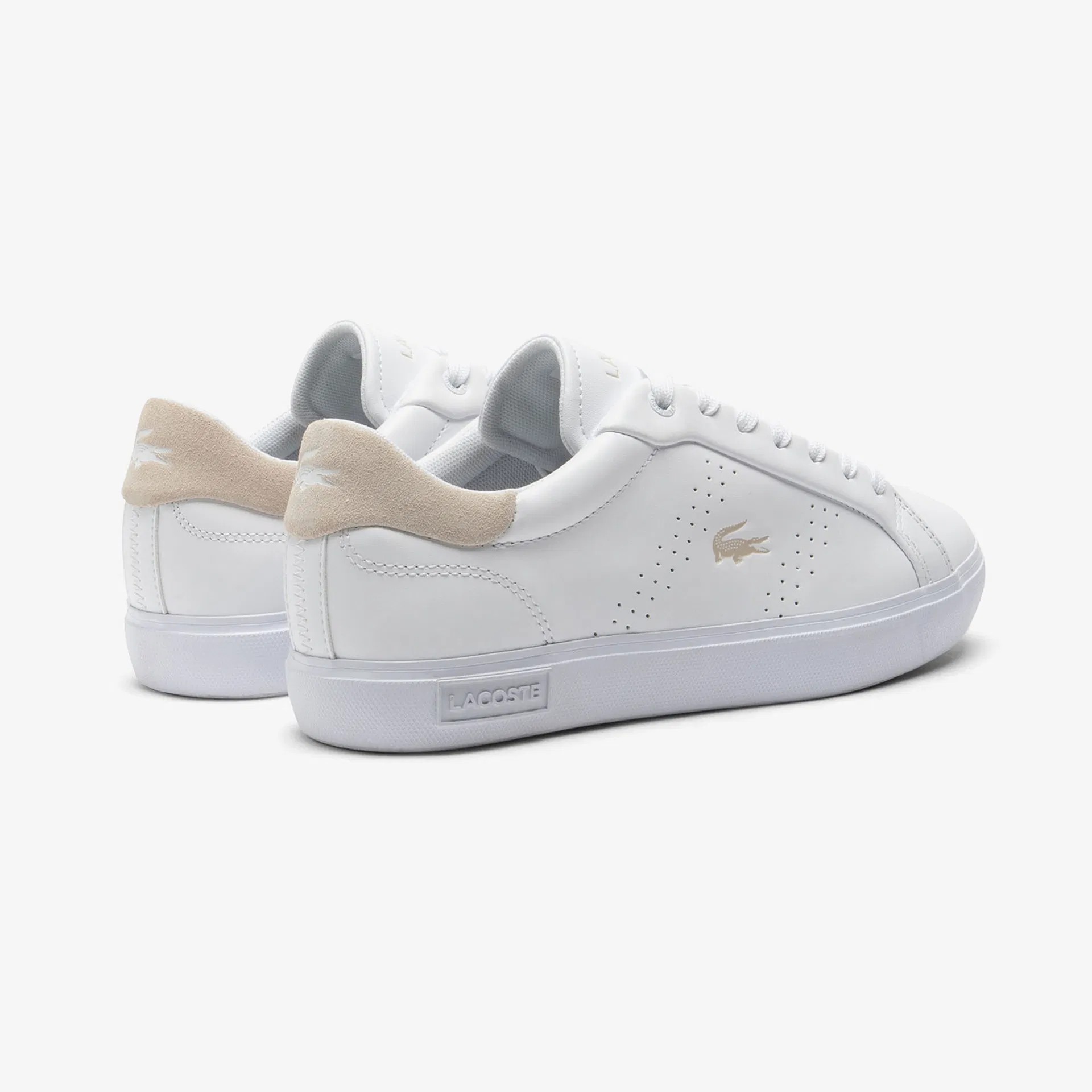 Lacoste Powercourt 2.0 Kadın Beyaz Sneaker