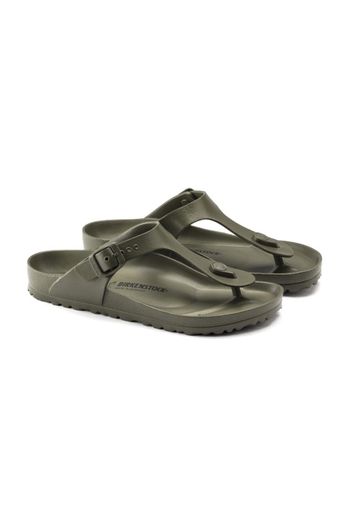1019143 Gizeh Eva Khaki Erkek Terlik