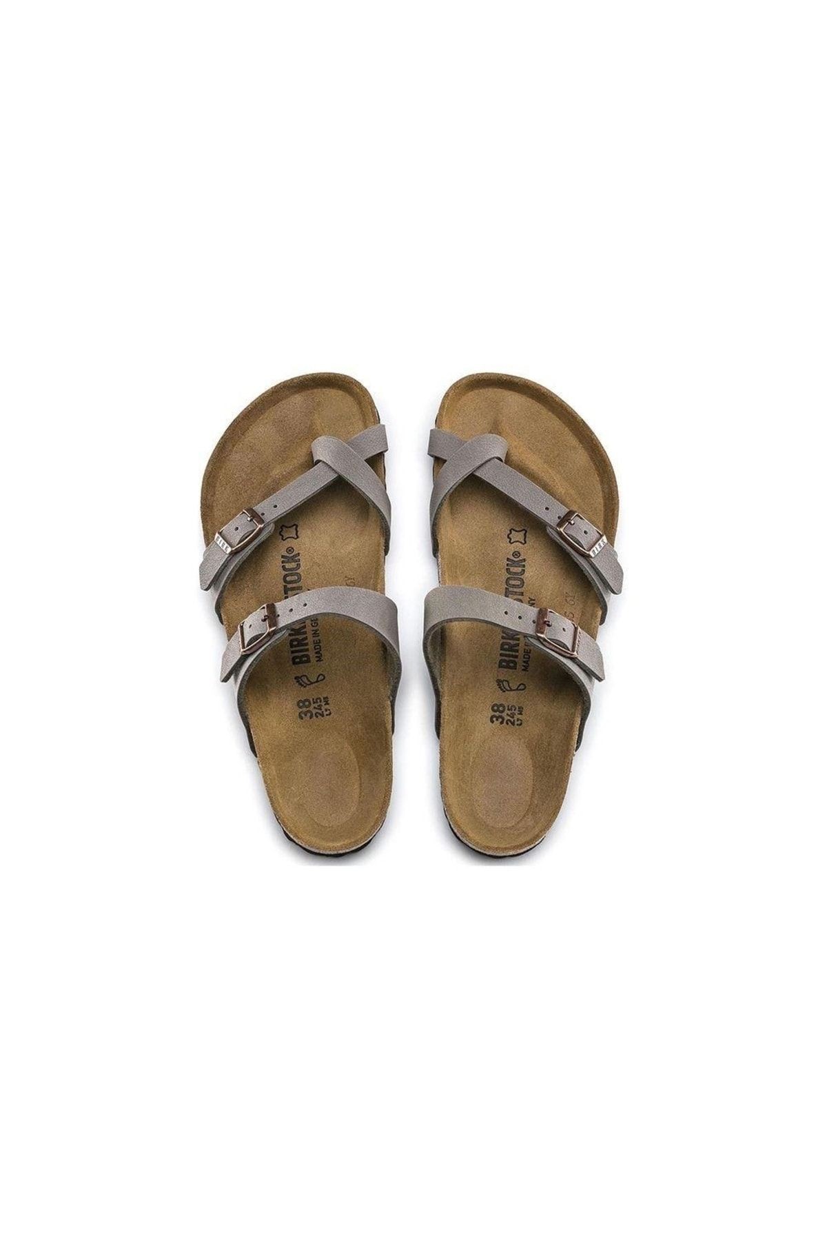 Birkenstock 071071 - Nubuk Stone Mayarı Bf Terlik