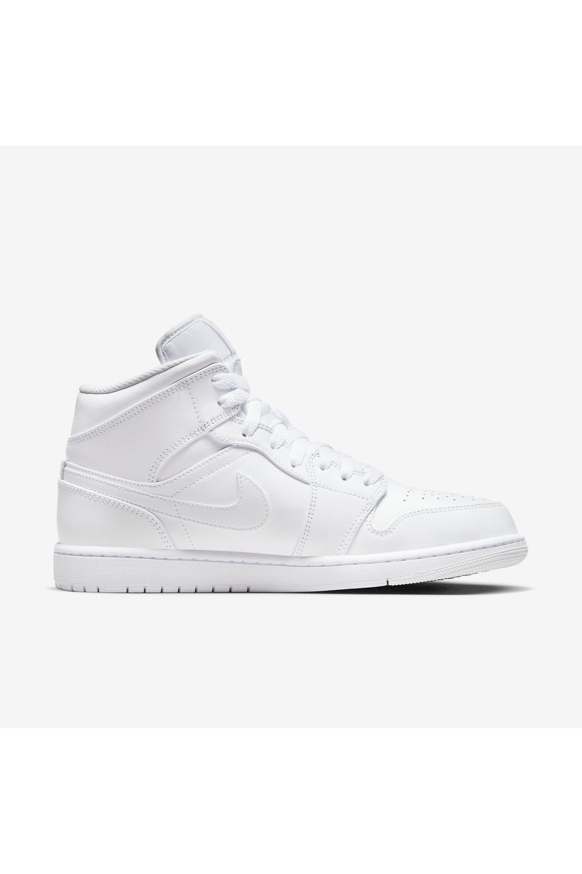 Air Jordan 1 Mid Shoes - White - 554724-136