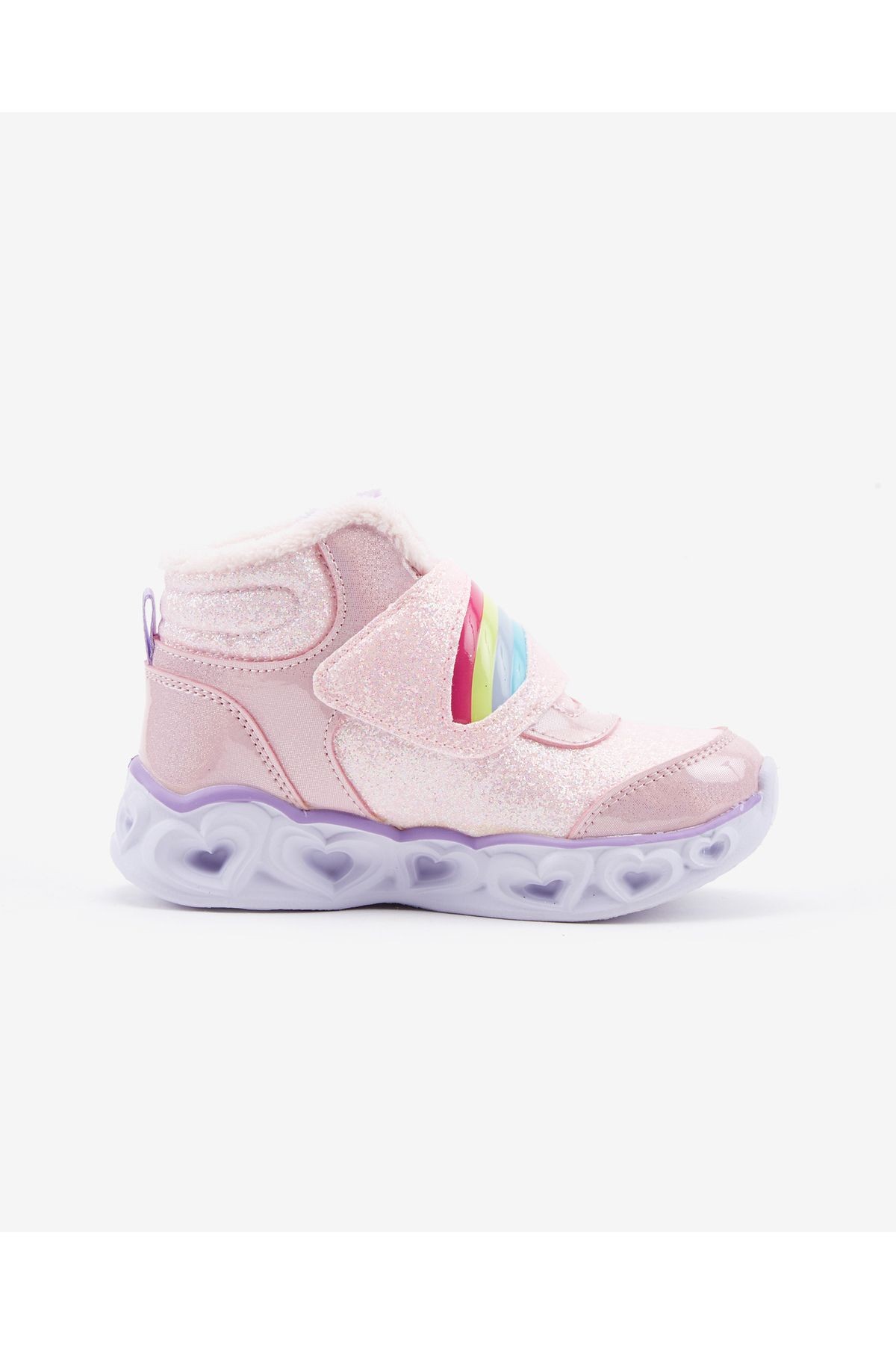 Heart Lights - Brilliant Rainbow Küçük Kız Çocuk Pembe Işıklı Bot 302669n Pklv