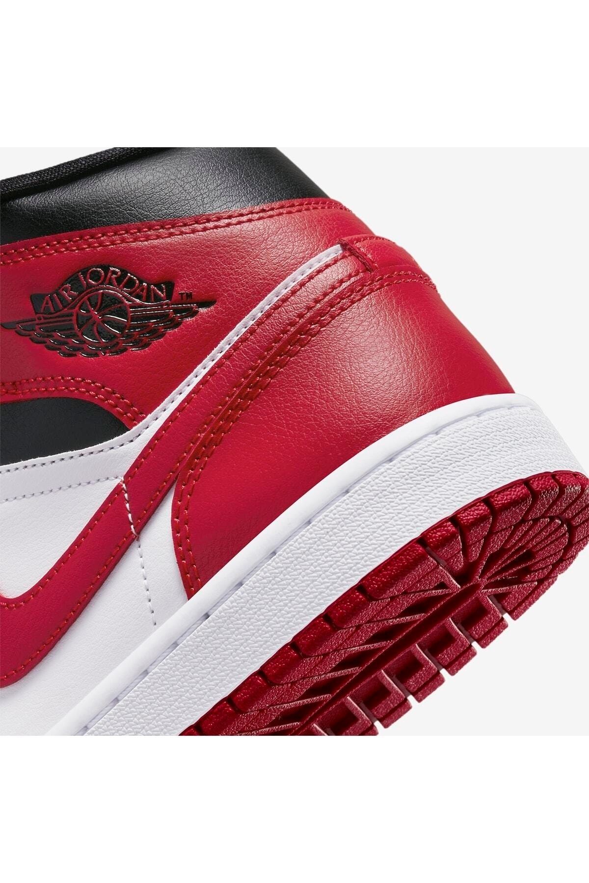 Air Jordan 1 Mid Alternate Bred Toe Sneaker Bq6472-079